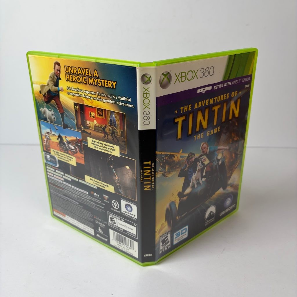 The Adventures of Tintin The Game Xbox 360 Ubisoft Kinect Compatible NTSC CIB