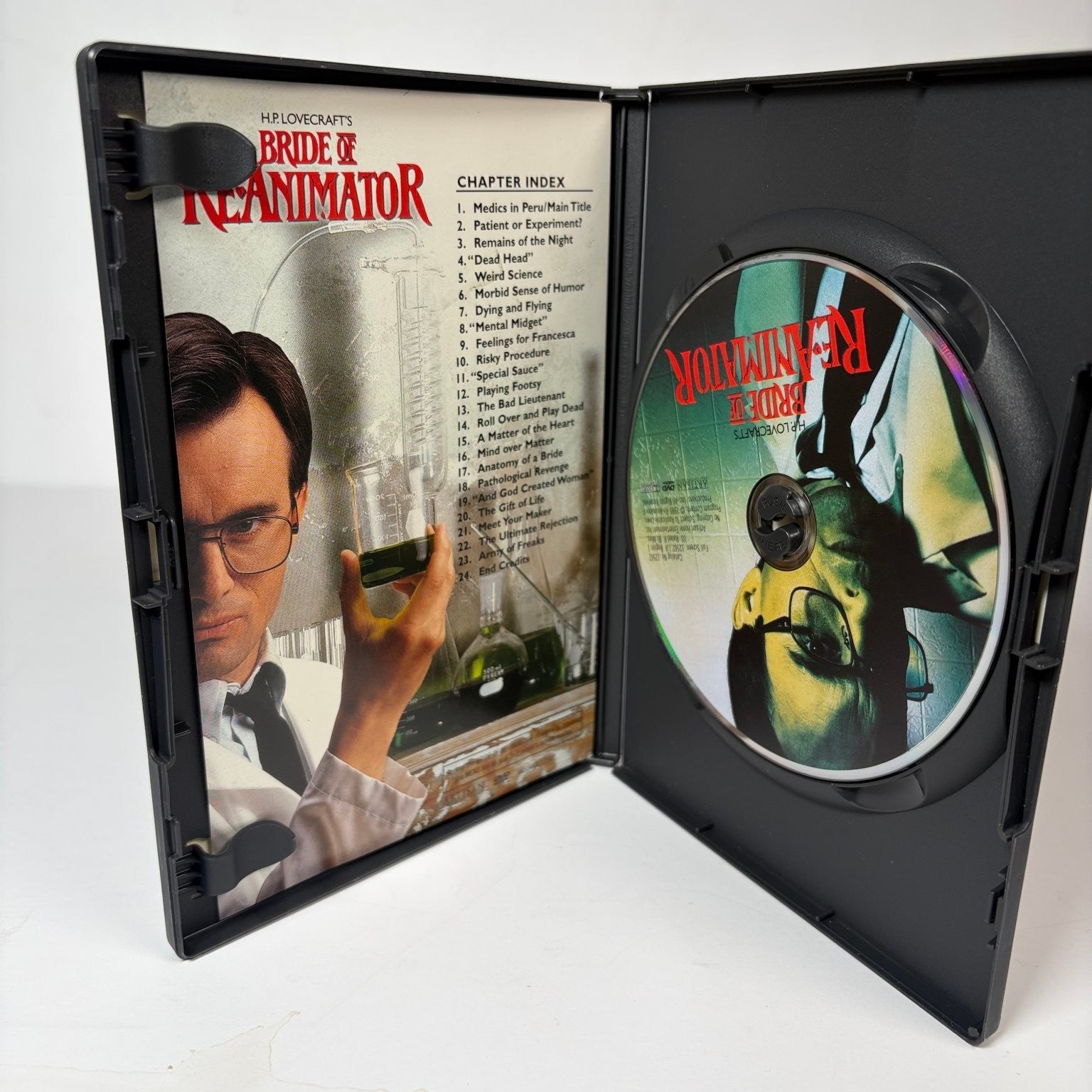 H.P. Lovecraft's Bride of Re-Animator 1990 DVD Jeffrey Combs Horror