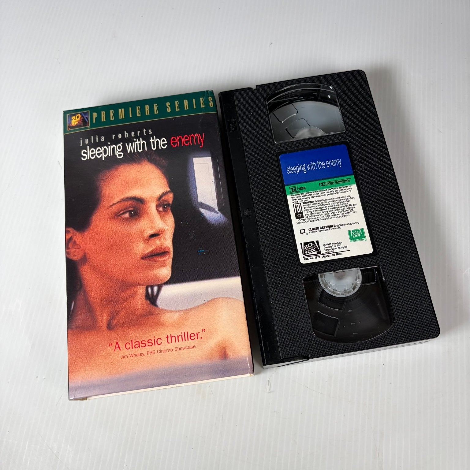 Sleeping with the Enemy VHS 1991 Thriller Julia Roberts 20th Century Fox