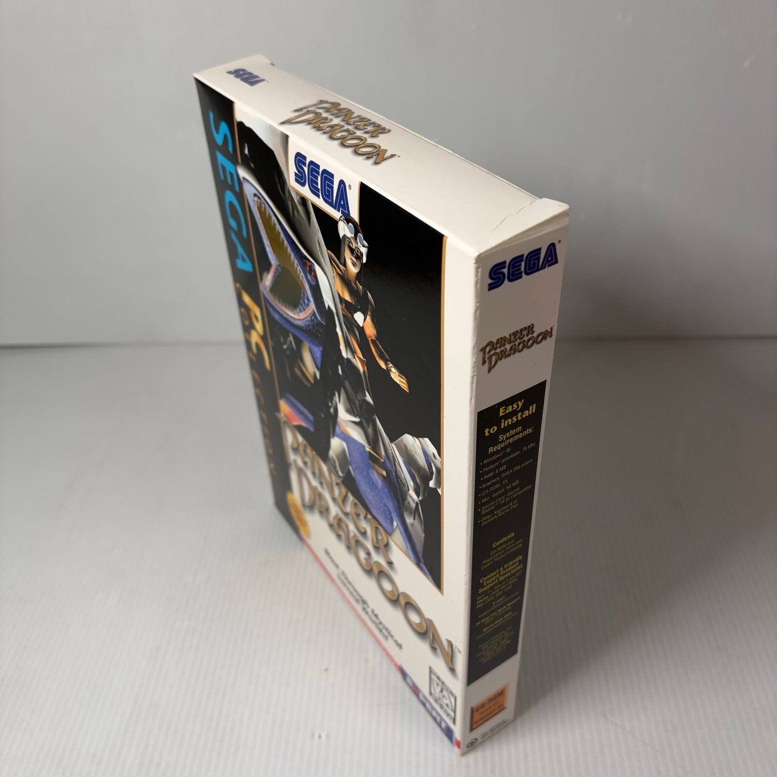 Panzer Dragoon Sega PC Collection Big Box PC Video Game Windows 95 Sega Port