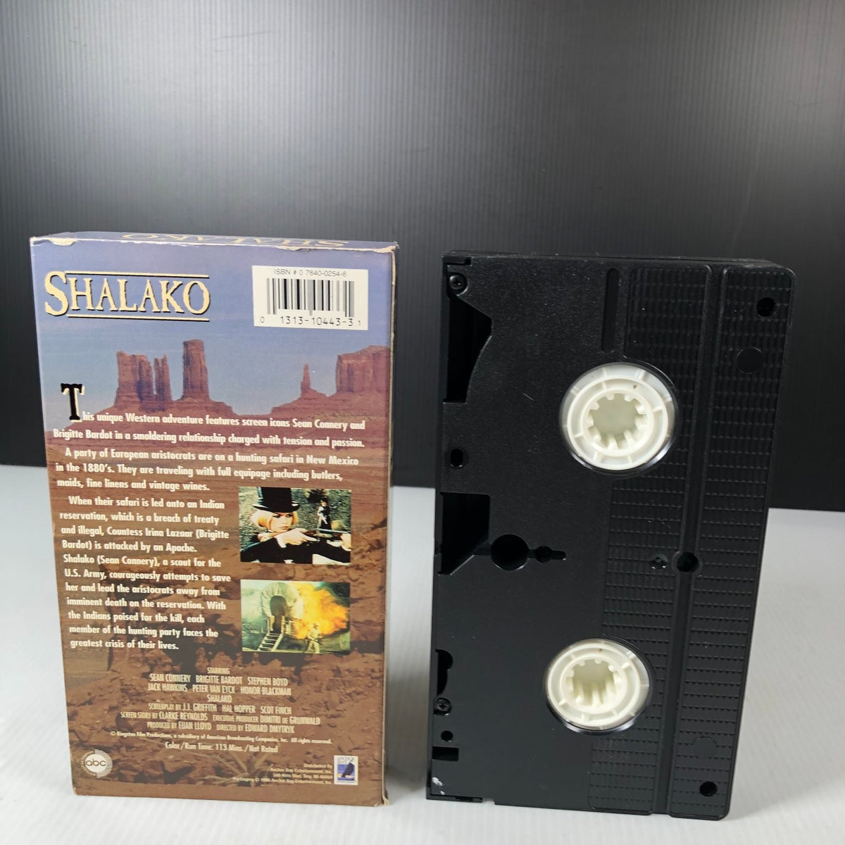 Shalako VHS 1968 Western Sean Connery Brigitte Bardot Original Release