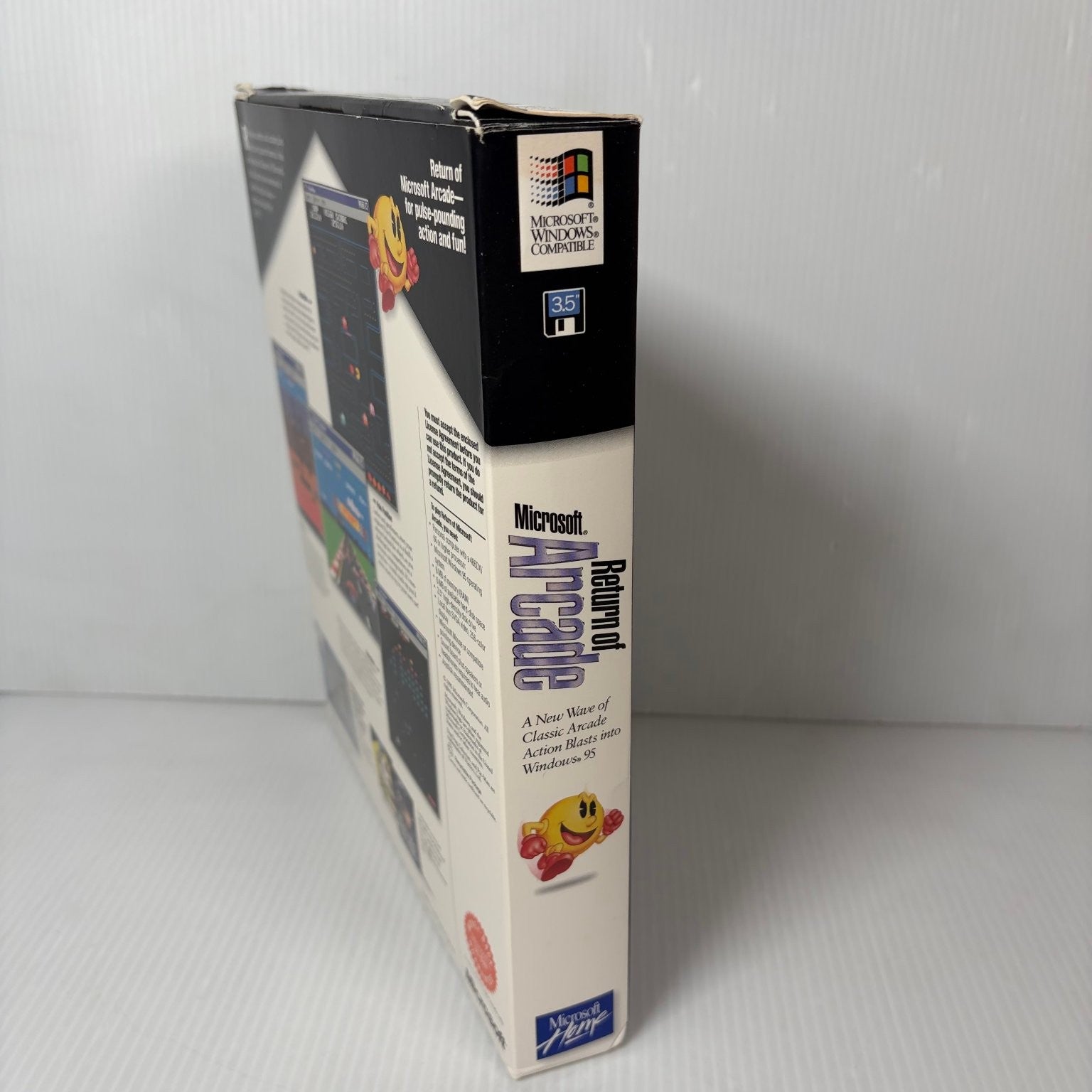 Microsoft Return of Arcade Big Box PC 3.5" Floppy Windows 95 Video Game Namco
