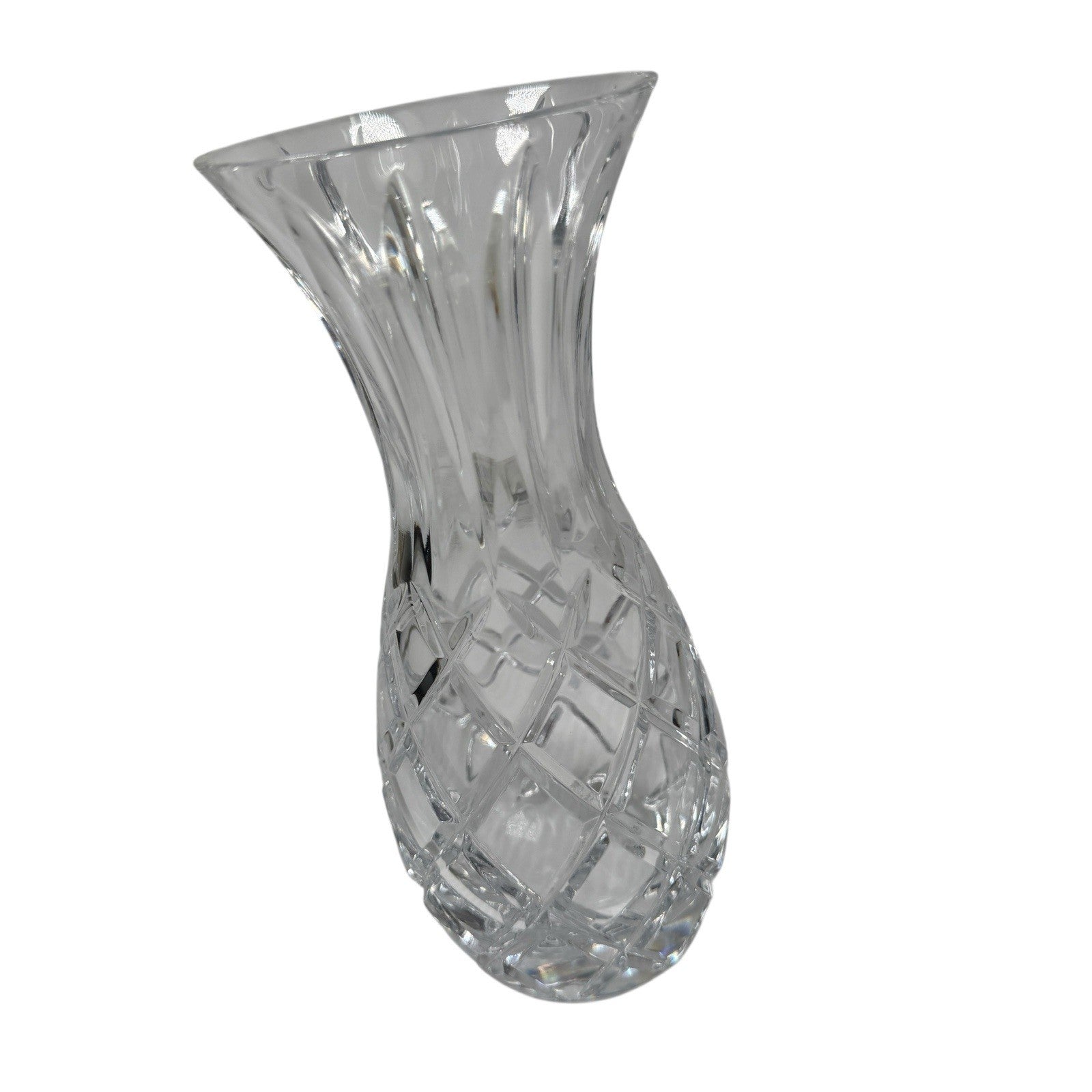 Miller Rogaska “Crawford” 7” Crystal Vase In Box