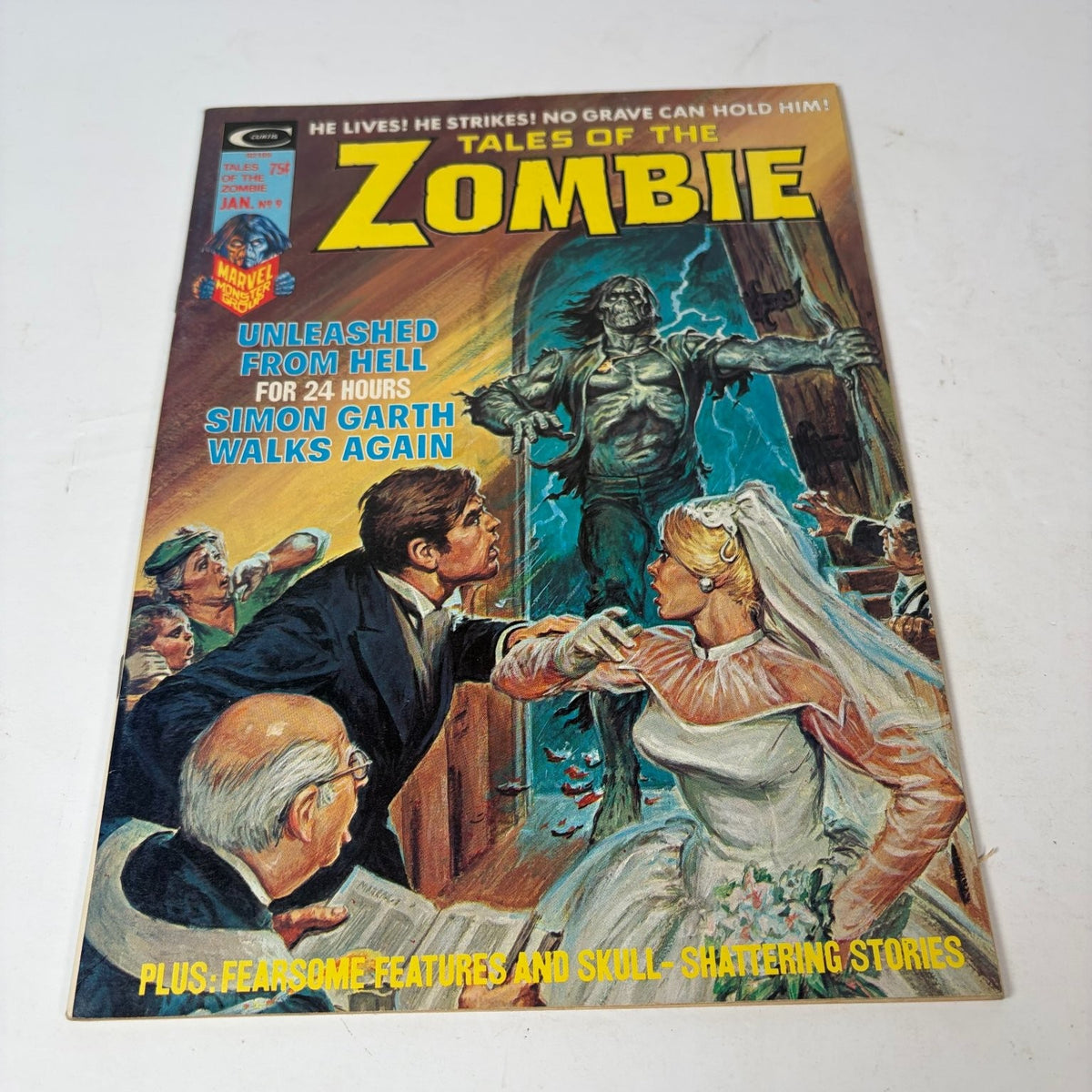 Tales of the Zombie Magazine #9 January 1975 Simon Garth Marvel Horror Comic