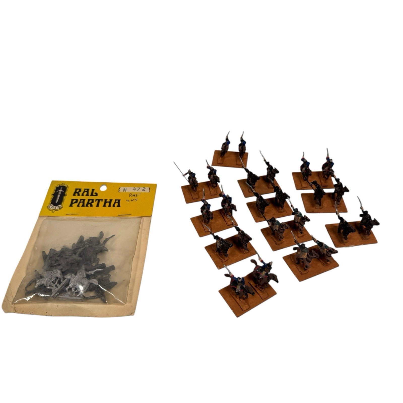 Vintage Ral Partha Colonials Lead Miniatures 15mm Some Painted And Some Sealed