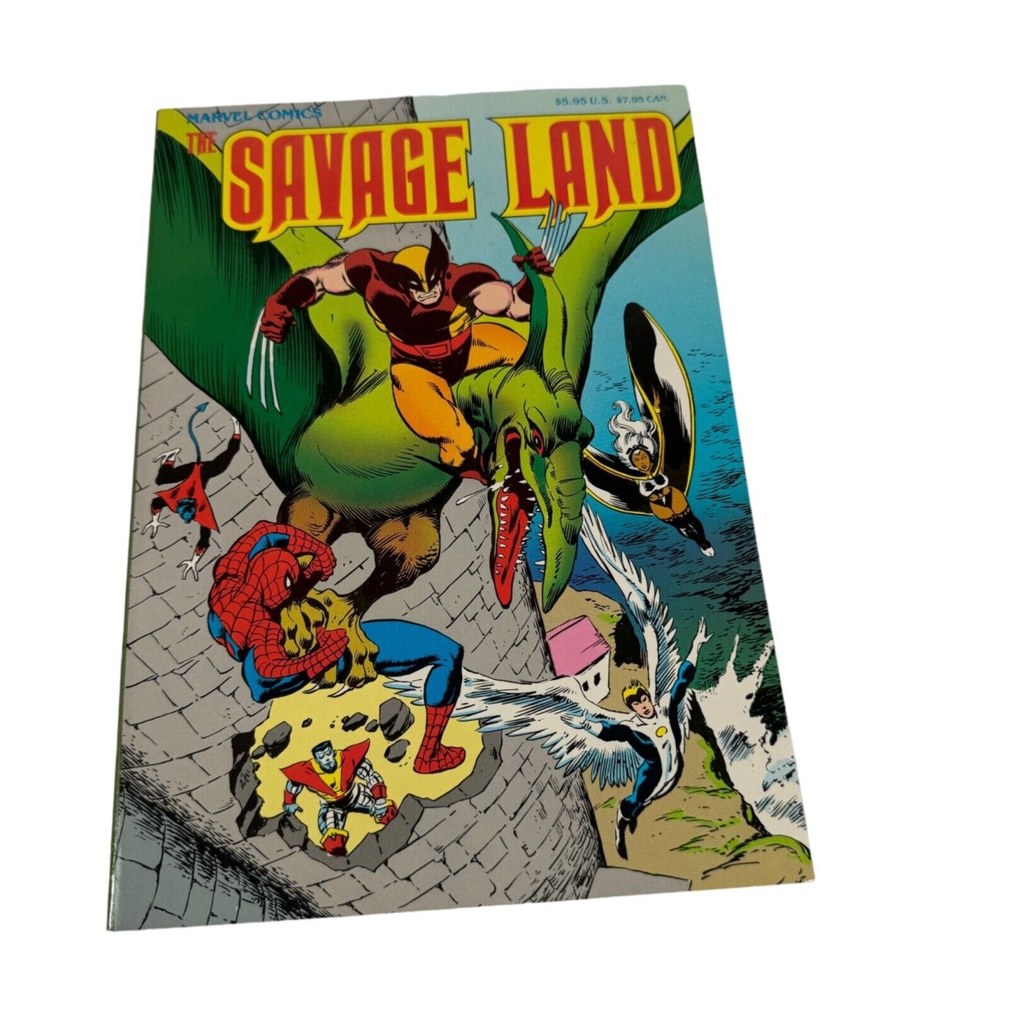 Marvel The Savage Land Vintage X-Men 1987 Trade Paperback First Printing