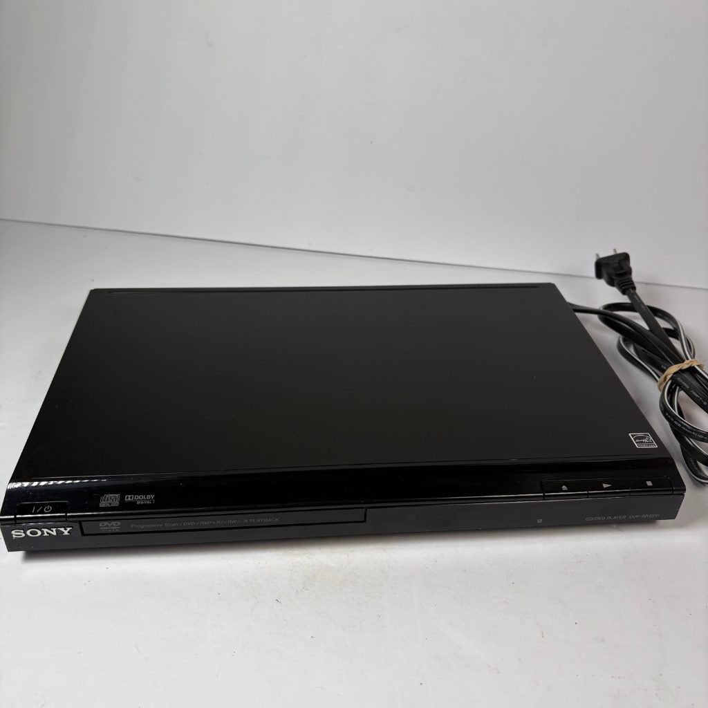 Sony DVP-SR101P CD DVD Player Progressive Scan Dolby Digital w/ Power Cord Black