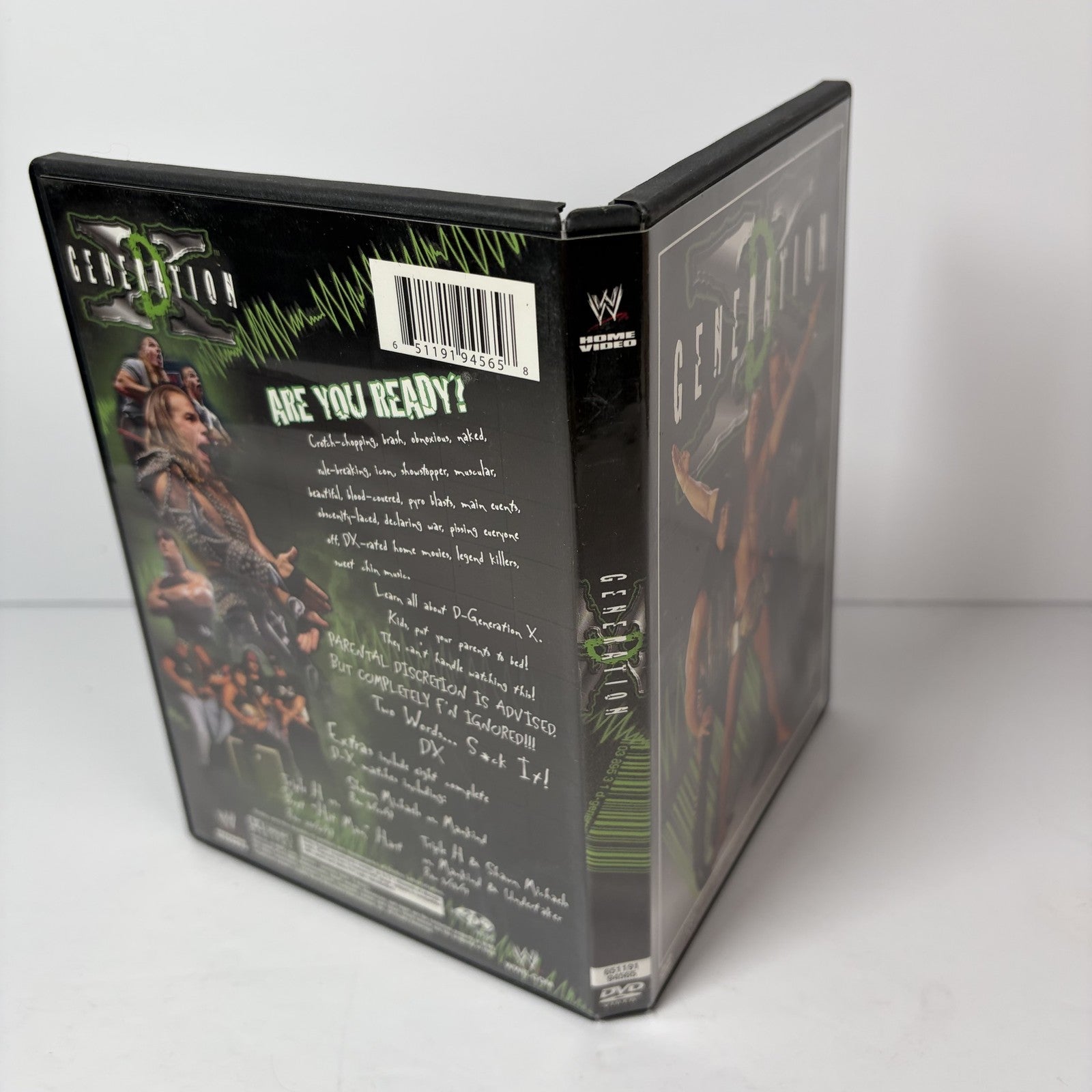 WWE D-Generation X Generation X DVD Shawn Michaels Triple H Chyna Wrestling DX