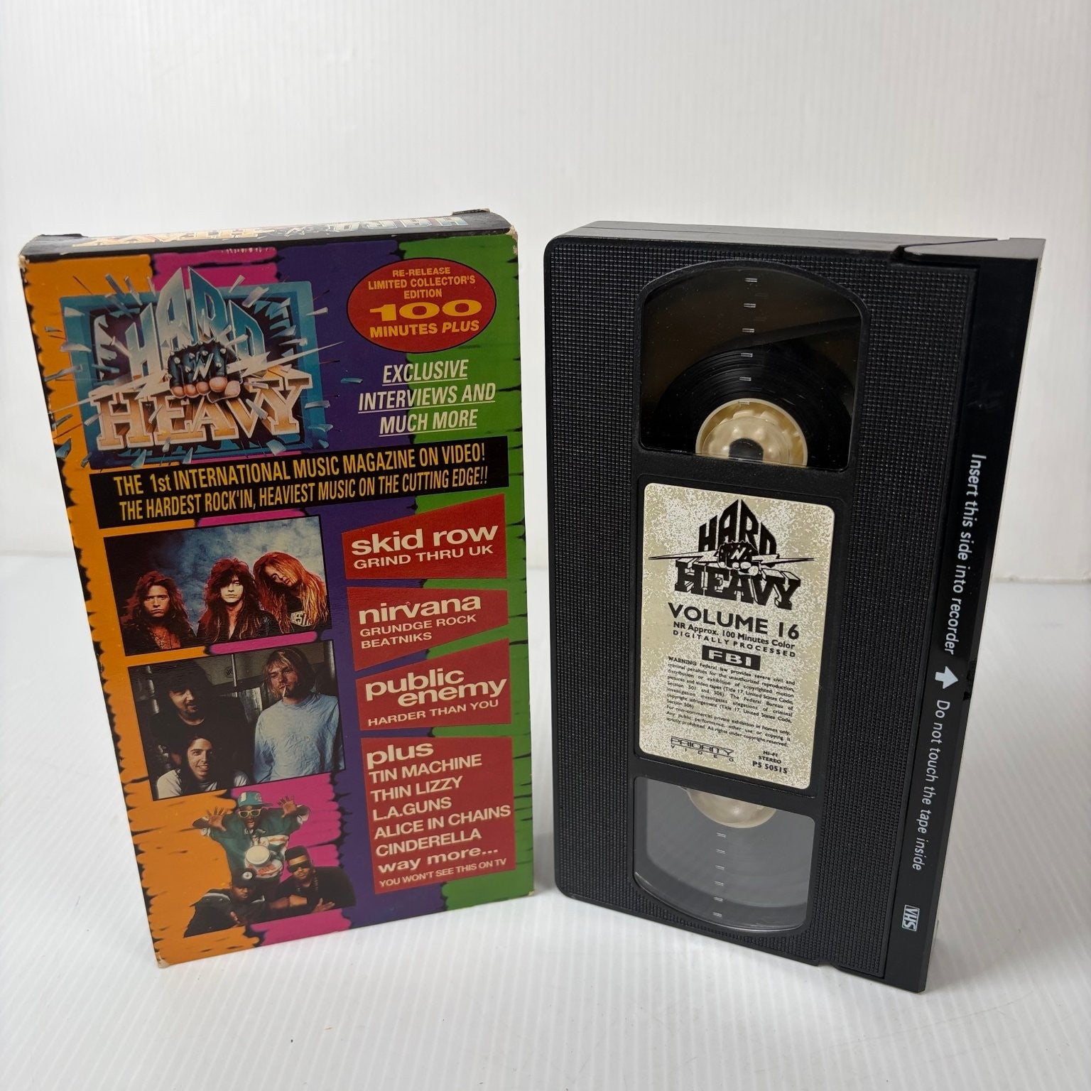 Hard N Heavy Volume 16 VHS 1991 Heavy Metal Music Documentary Priority