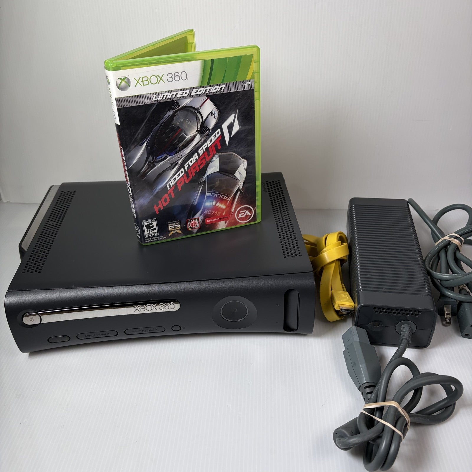 Microsoft Xbox 360 Elite 120 GB Console with Cables & Need for Speed Hot Pursuit