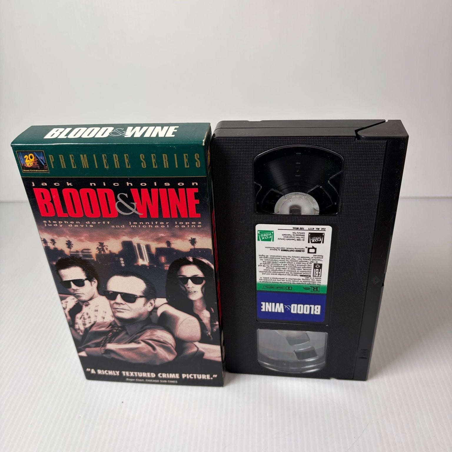 Blood & Wine VHS 1997 Crime Thriller Premiere Series 20th Century Fox