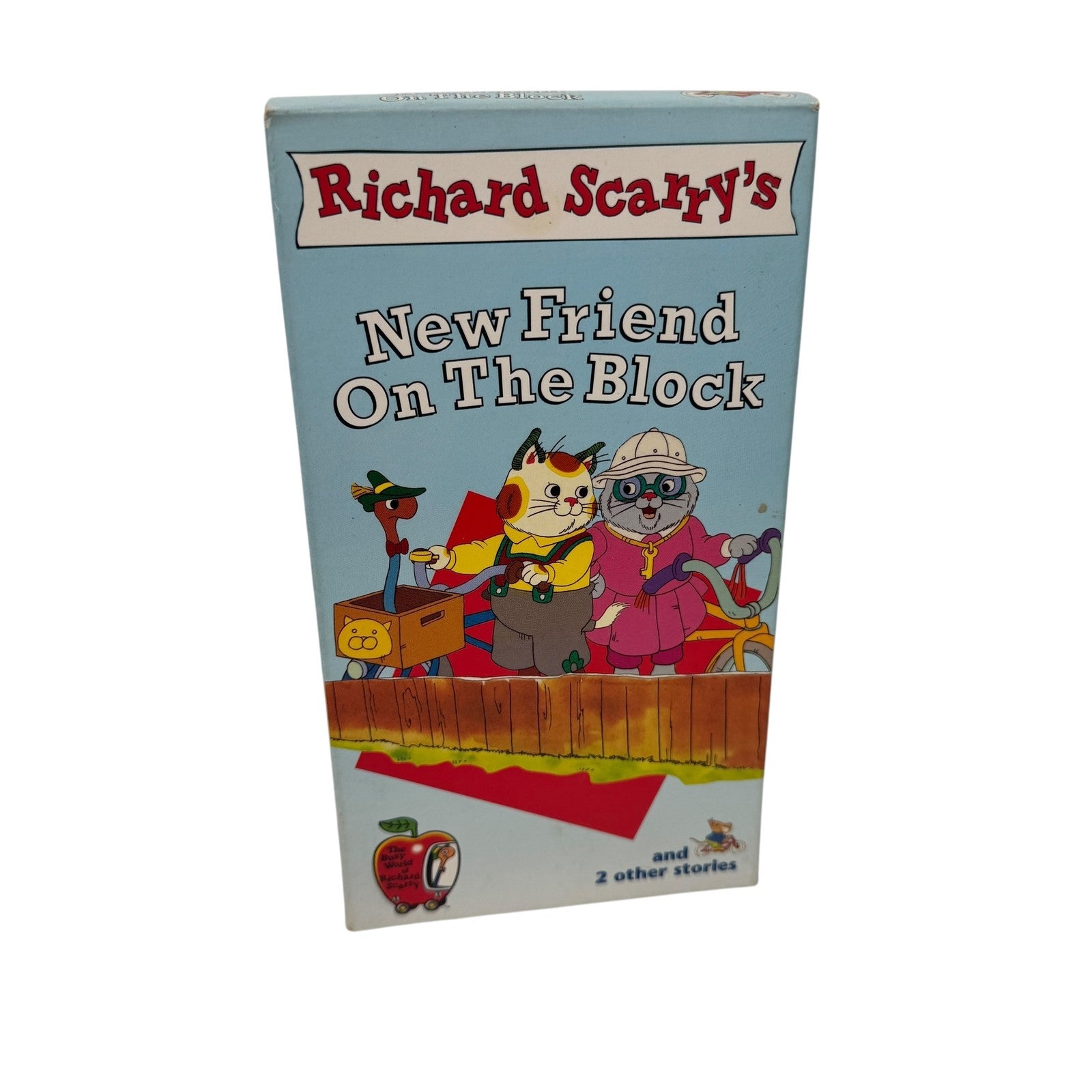Vintage Richard Scarry's New Friend On The Block VHS 1996 Kids Animation Tested