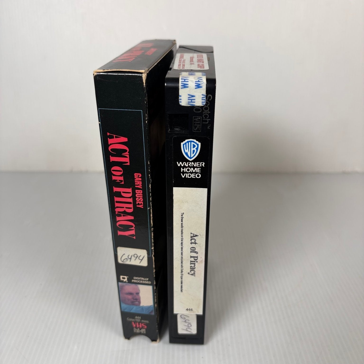 Act of Piracy VHS 1988 Action Thriller Gary Busey Warner Home Video