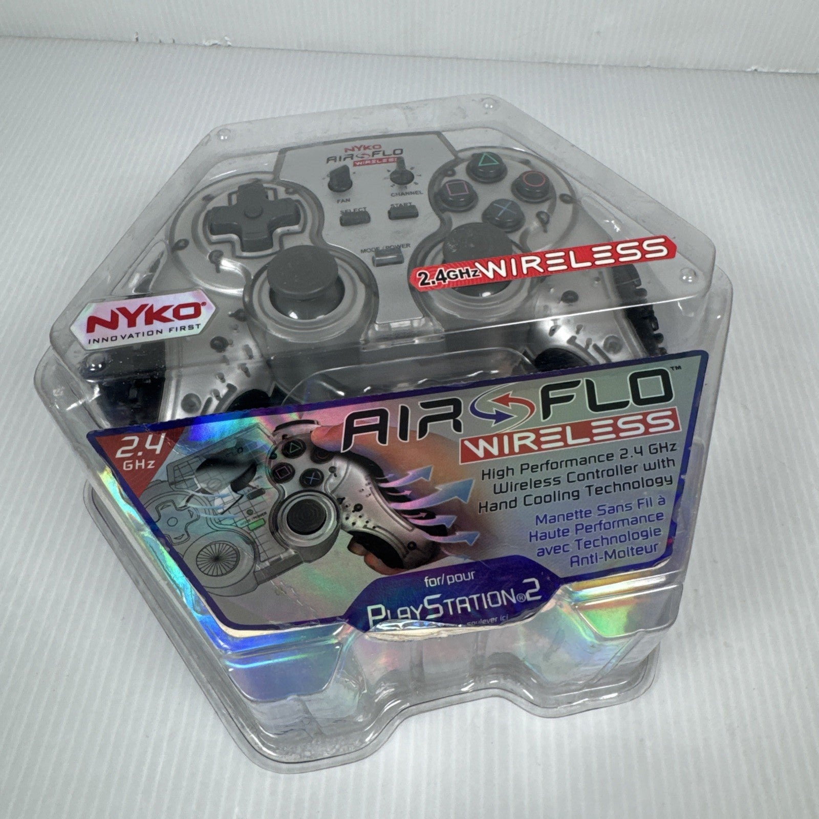 Playstation 2 PS2 Nyko Air Flo Wireless Controller Sealed