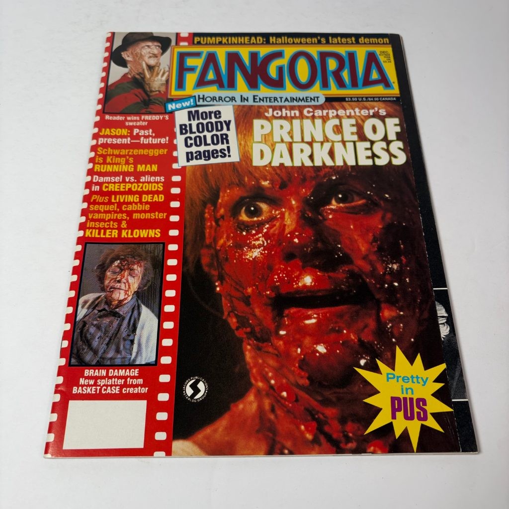 Fangoria 69 Dec 1987 Prince of Darkness John Carpenter Pumpkinhead Horror Mag