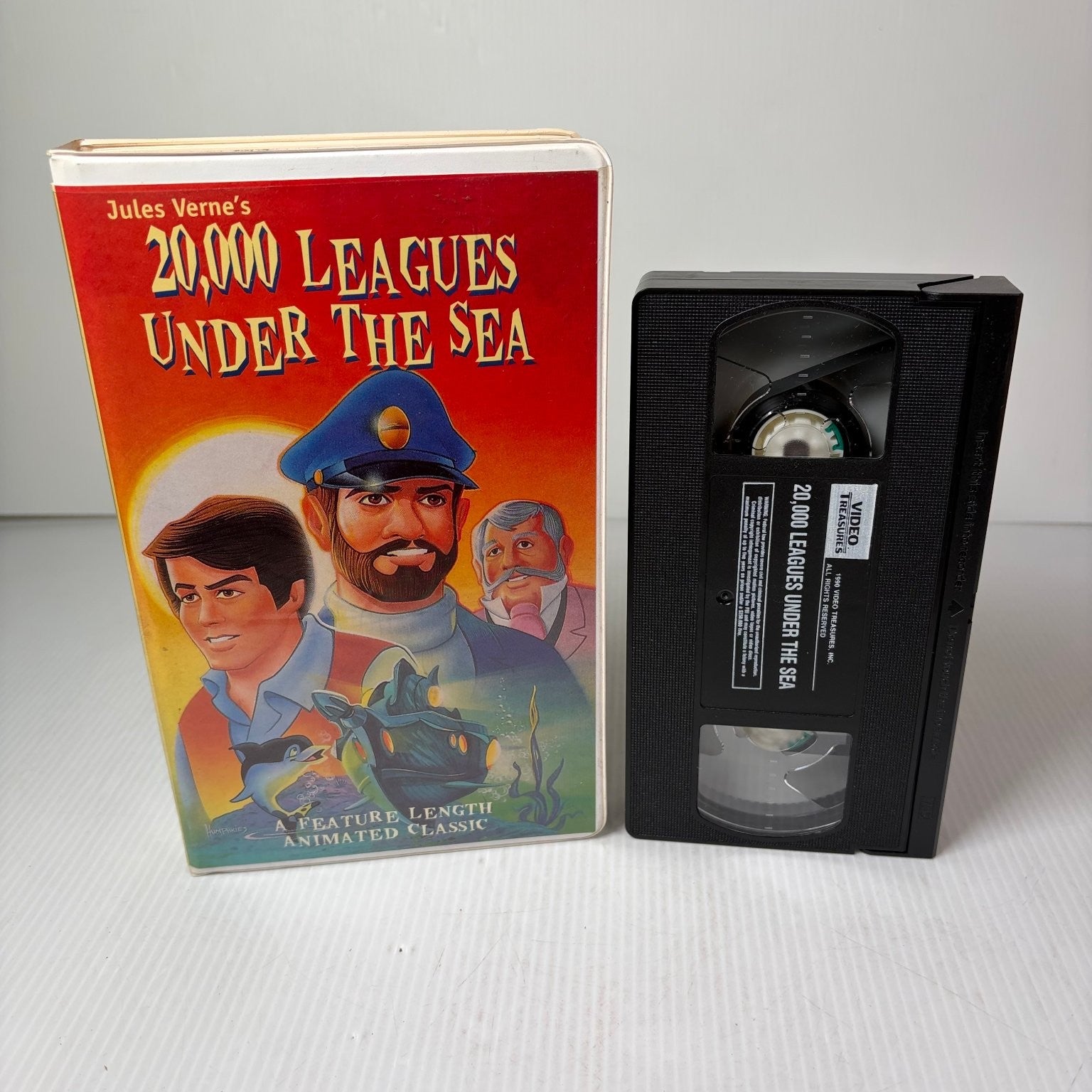 20,000 Leagues Under The Sea VHS 1999 Animated Adventure Anchor Bay