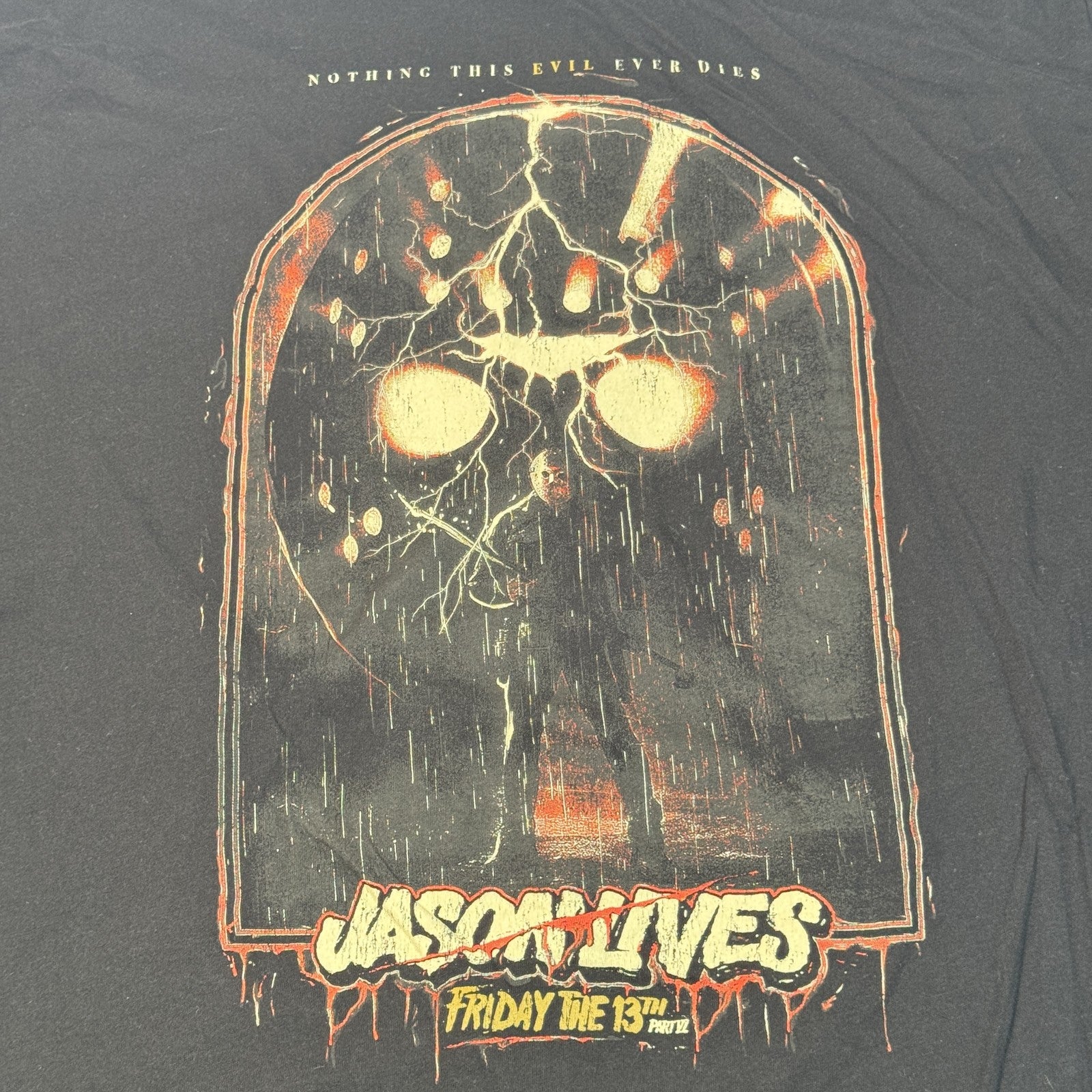 Friday The 13th Jason Lives Shirt Mens 3XL Part VI Horror Movie Gutter Garbs
