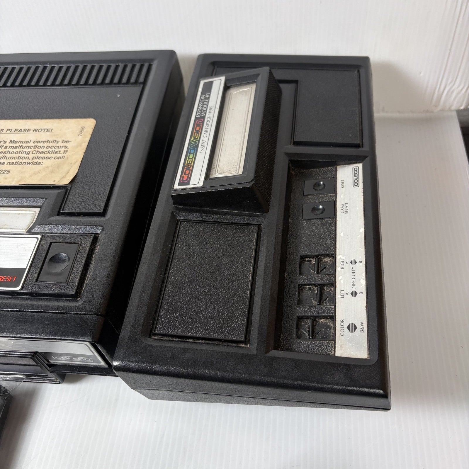 ColecoVision Video Game Console System w/ Atari Adapter & Games Tested & Working