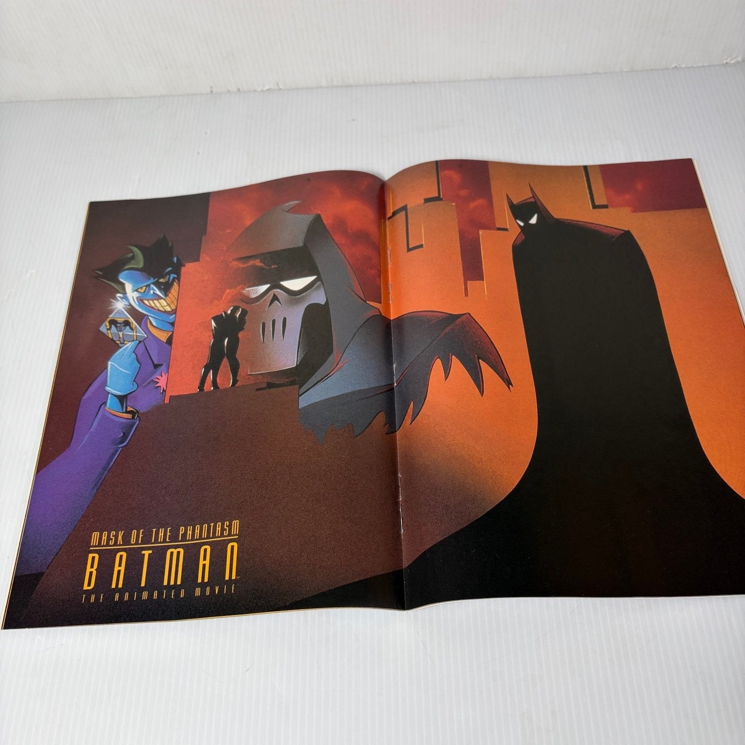 Superman & Batman Magazine July 1994 Mask of the Phantasm Animated Movie Pullout