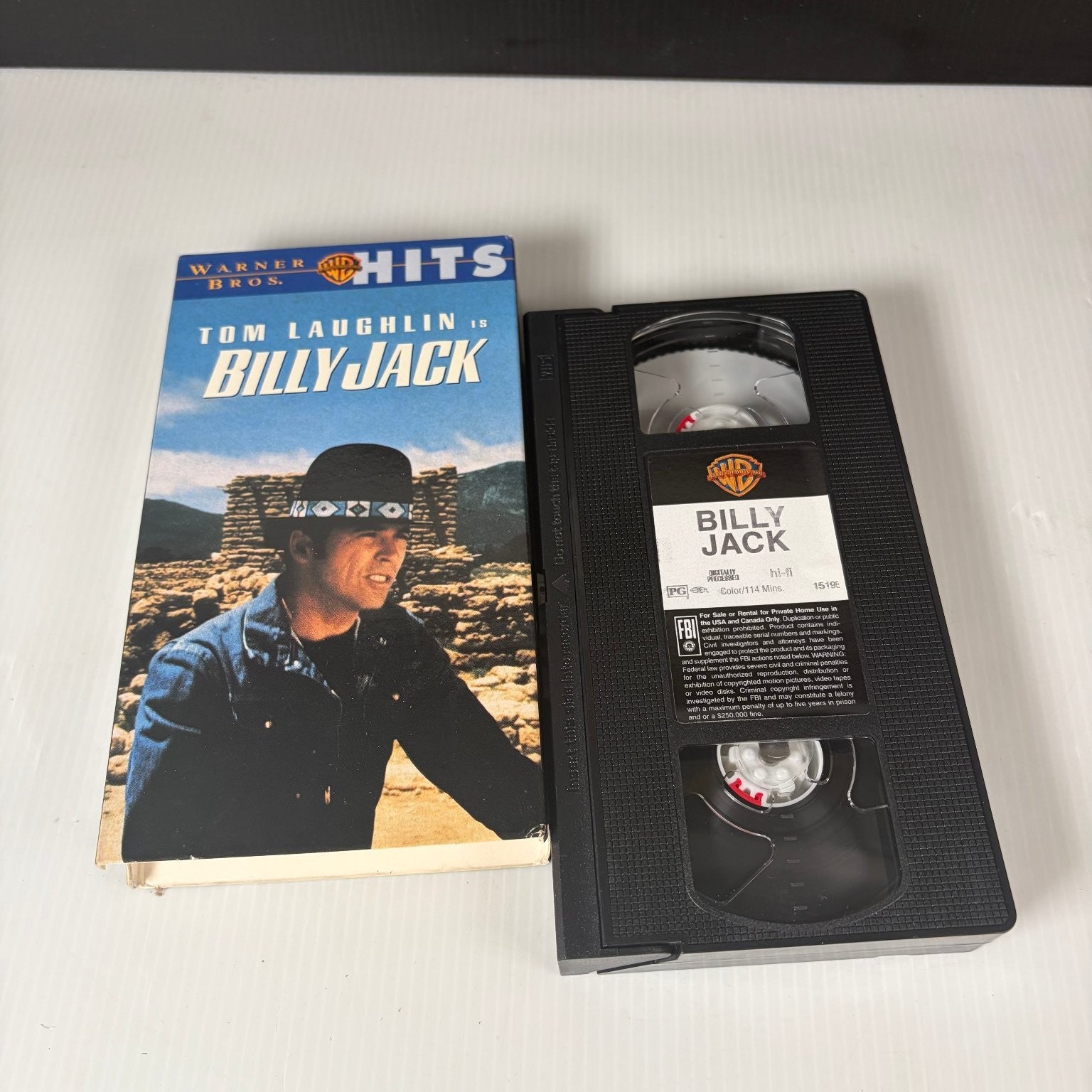 Billy Jack VHS 1971 Drama Warner Bros. Hits Original Release NTSC