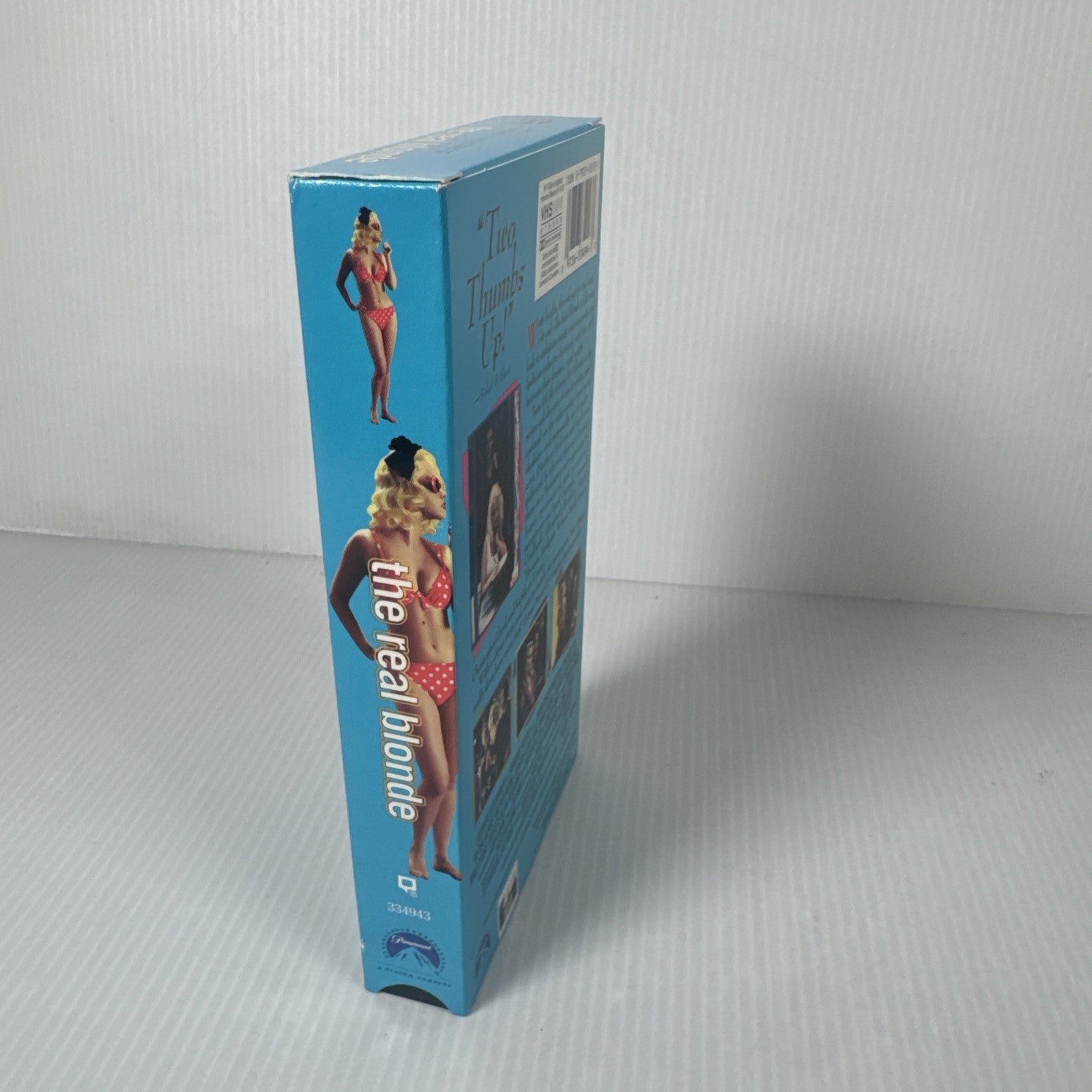 The Real Blonde 1998 VHS Elizabeth Berkley Christopher Lloyd Comedy Movie