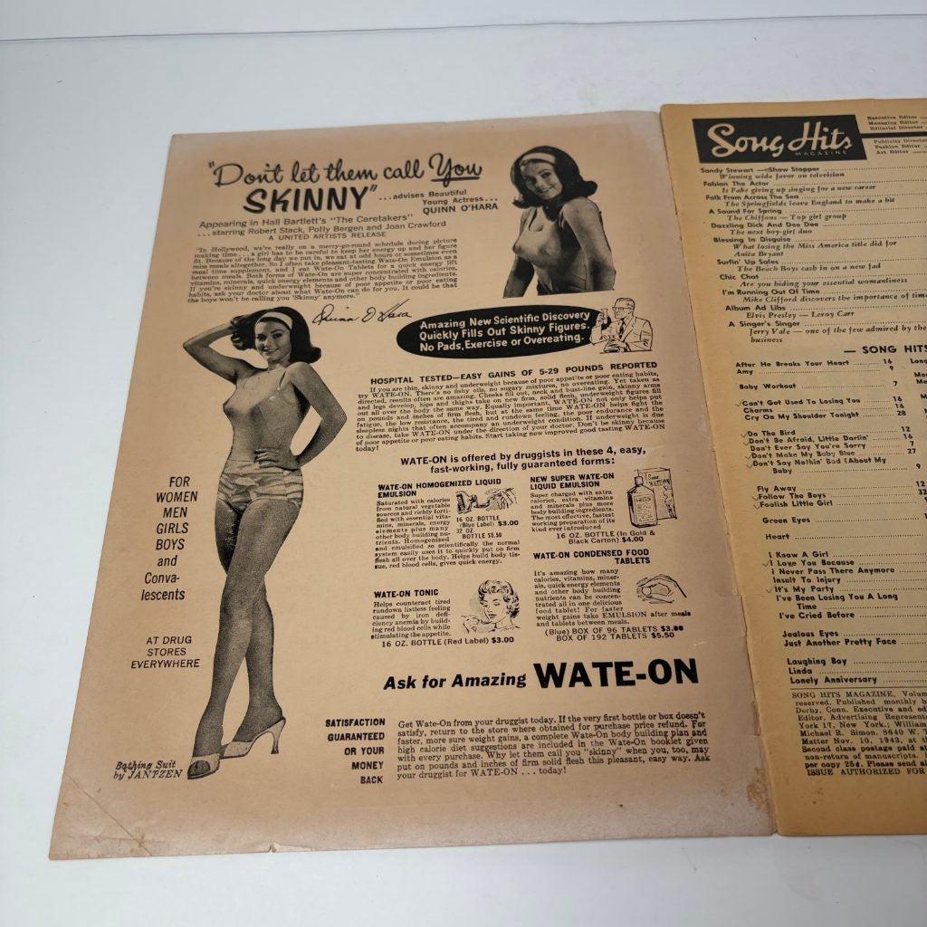 Song Hits Magazine July 1963 Vol 26 #10 Fabian Chiffons Anita Bryant Sandy Stewa