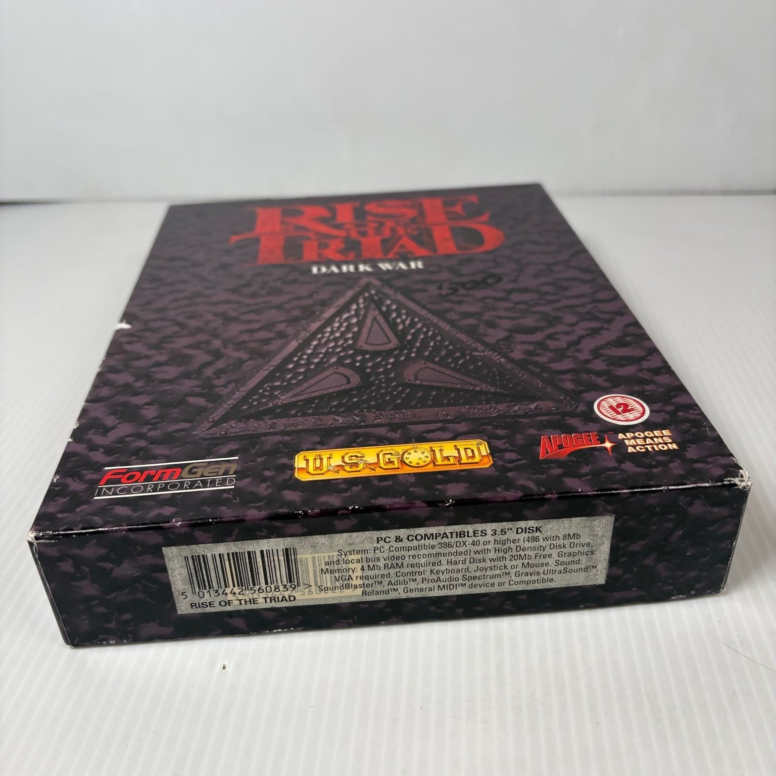Rise of the Triad: Dark War PC Big Box Video Game 3.5" Floppy Disk w/ Power Pack