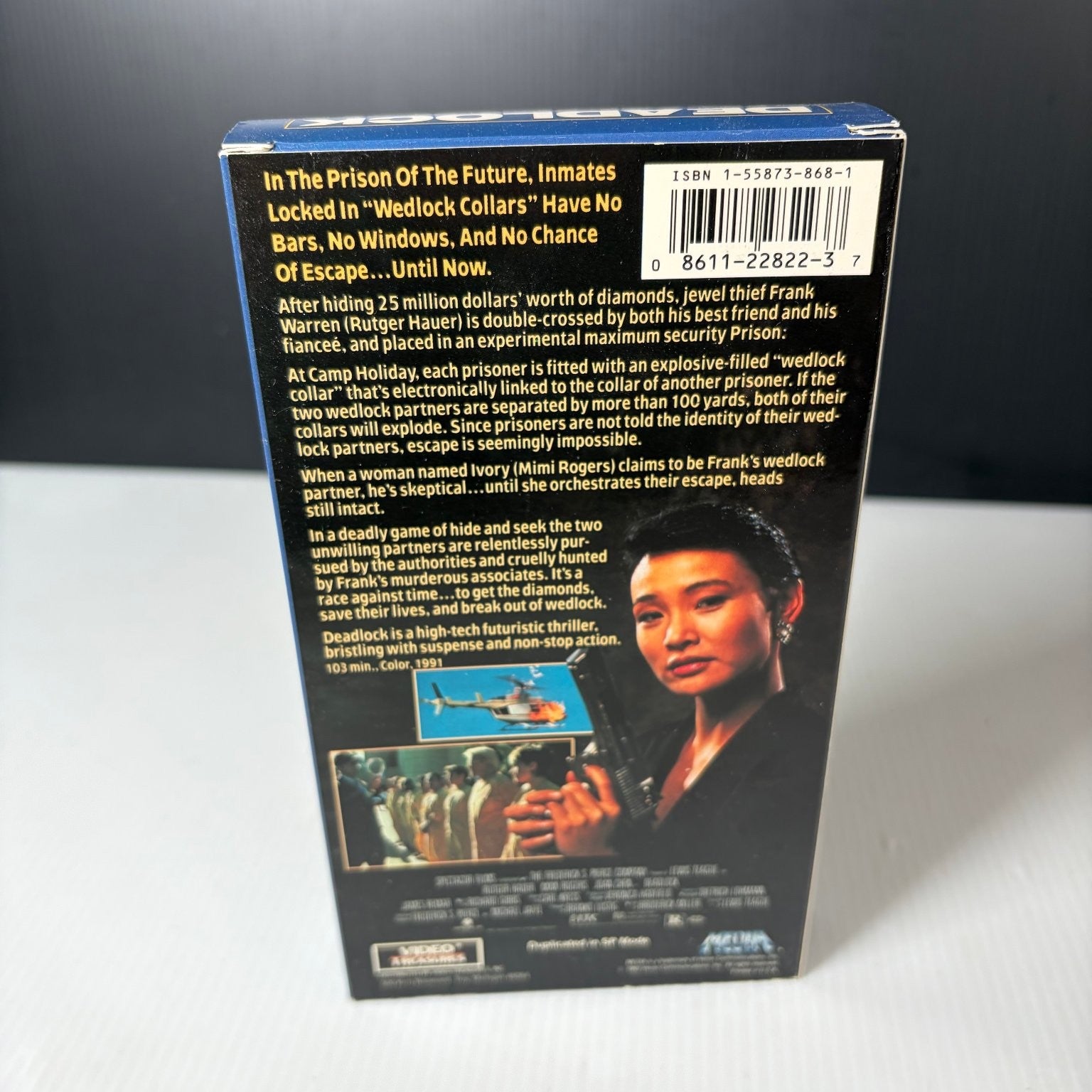 Deadlock VHS 1991 Sci-Fi Thriller Original Release Video Treasures