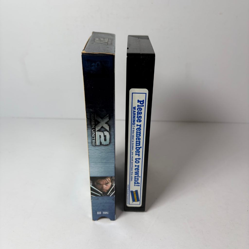 X2 X-Men United VHS 2003 Special Edition Marvel Blockbuster Ex-Rental