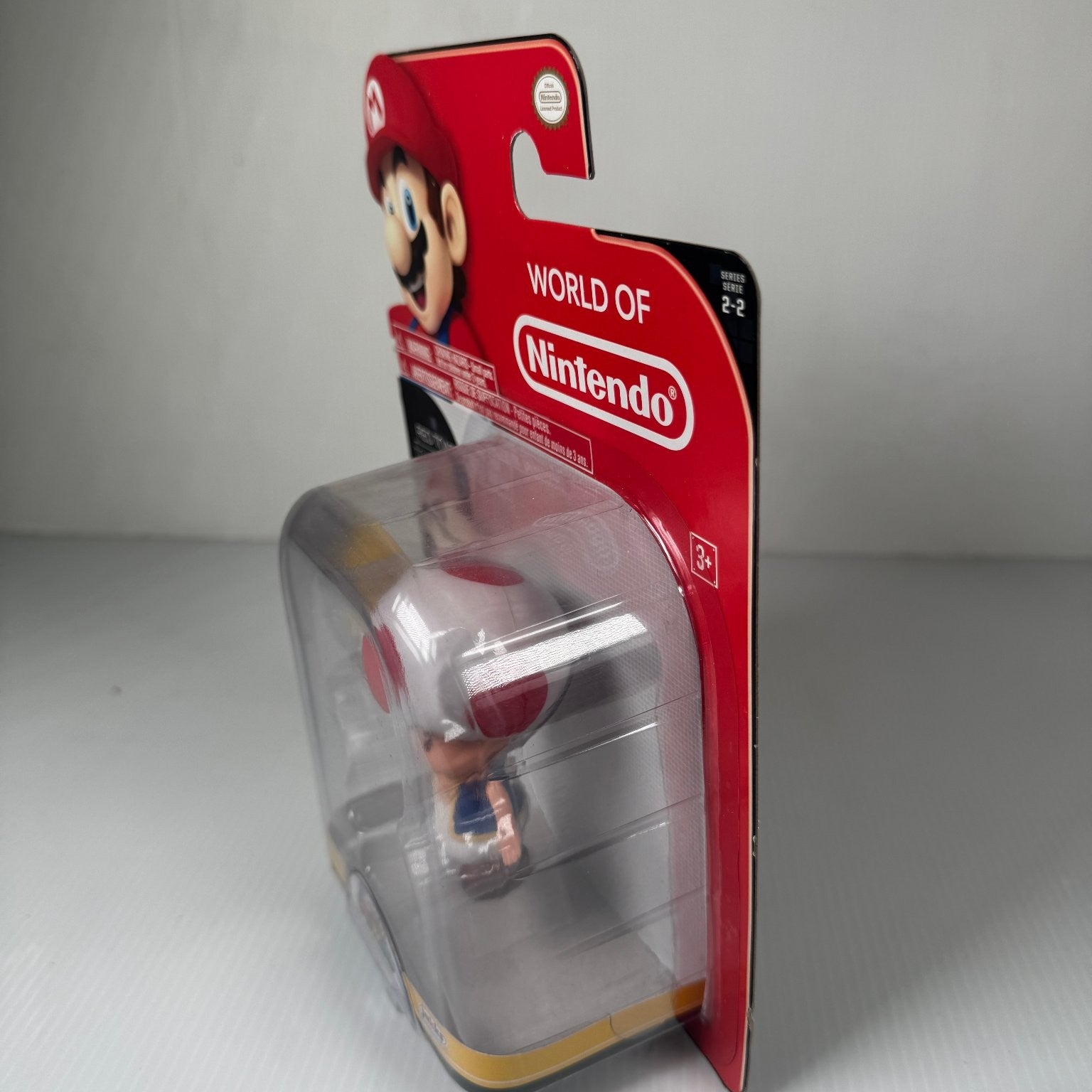 World of Nintendo Red Toad Super Mario 3.25" Figure Coin Accessory Series 2-2