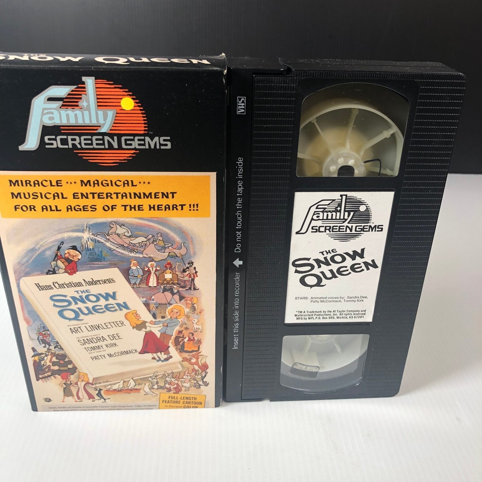 The Snow Queen VHS 1990 Family Animated Classic Family Screen Gems