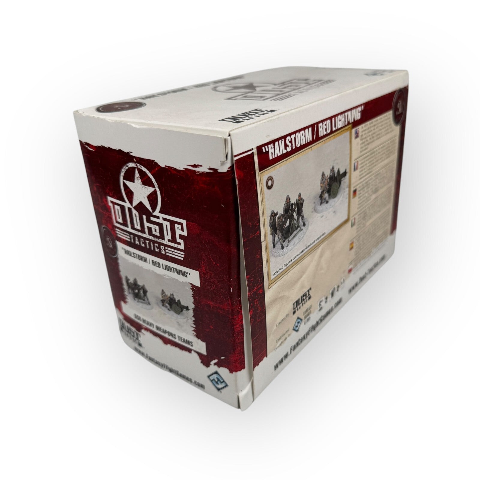 Dust Tactics SSU Heavy Weapons Teams Hailstorm / Red Lightning Set (Open Box)