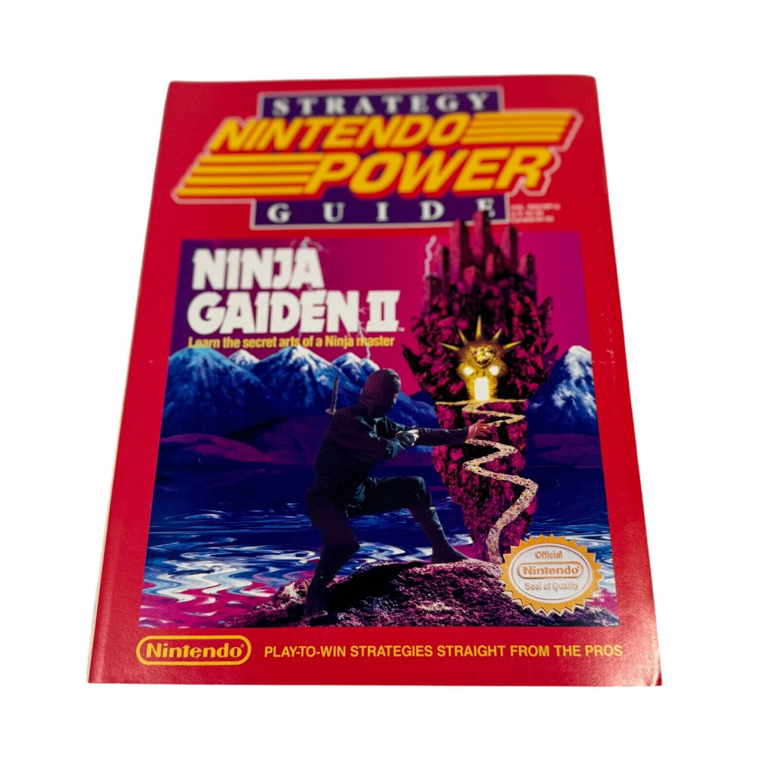 Ninja Gaiden II Official Nintendo Power Strategy Guide with Poster