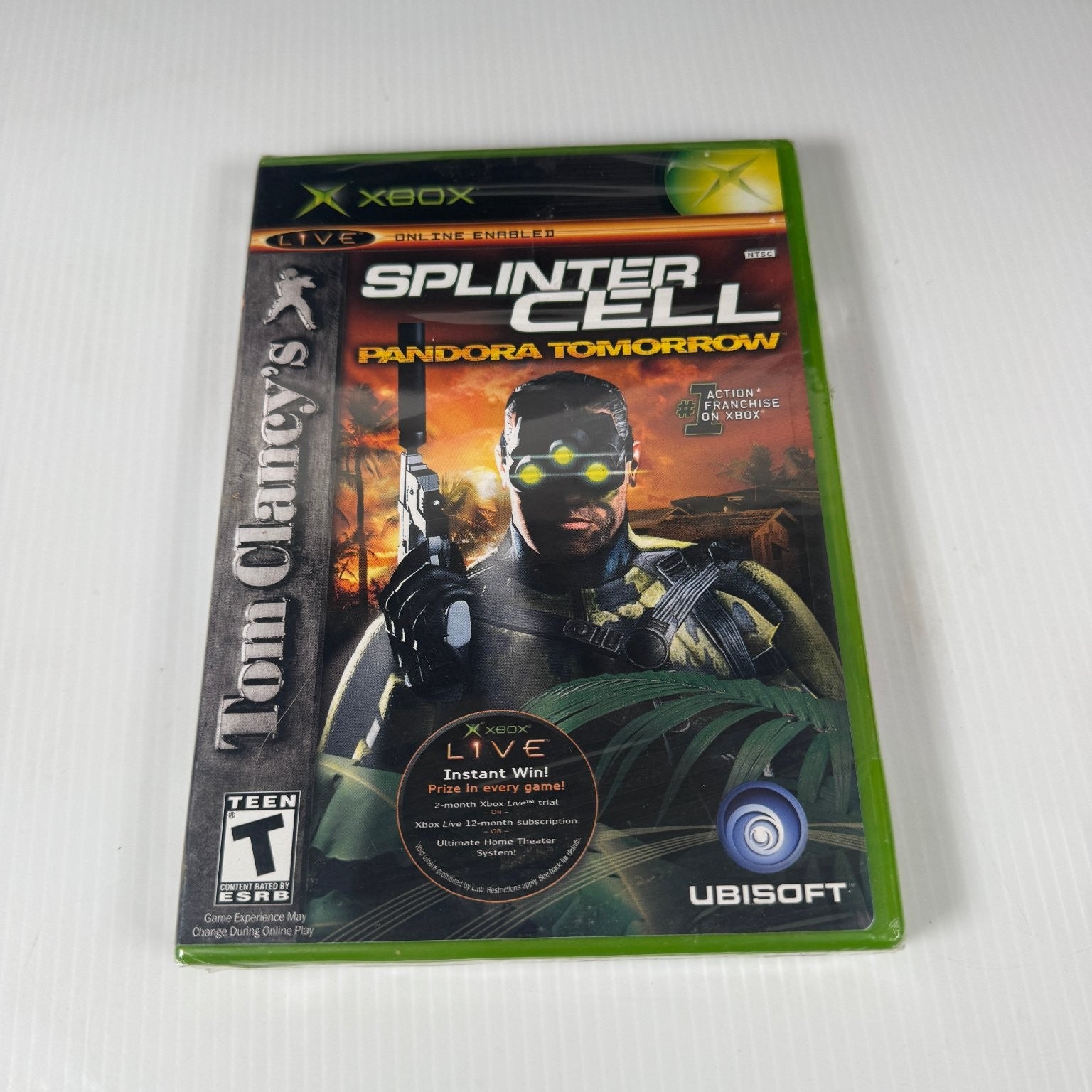 Splinter Cell Pandora Tomorrow Xbox Video Game Online Enabled Sealed
