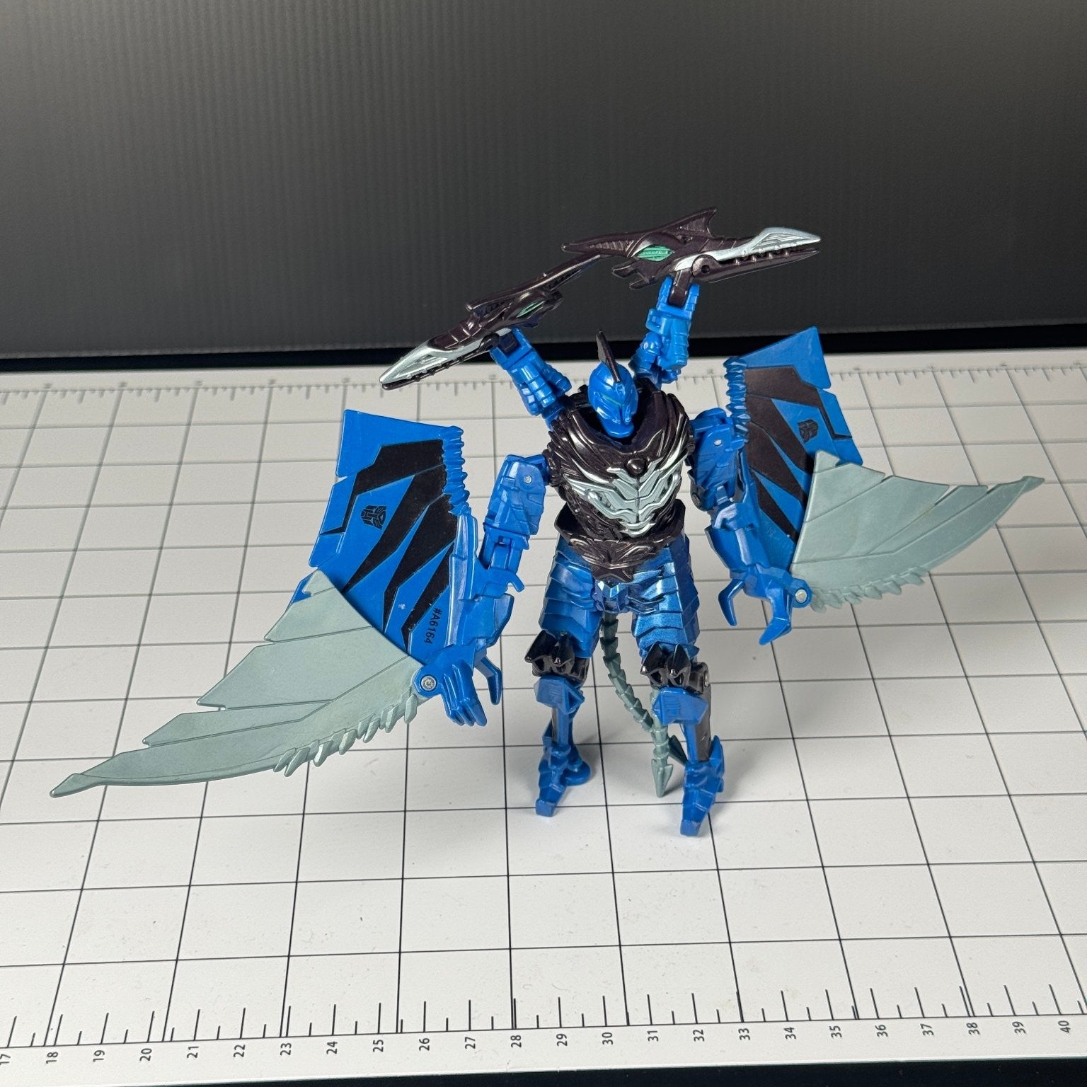 Transformers Age Of Extinction Dinobot Strafe Power Attacker Blue Figure Hasbro