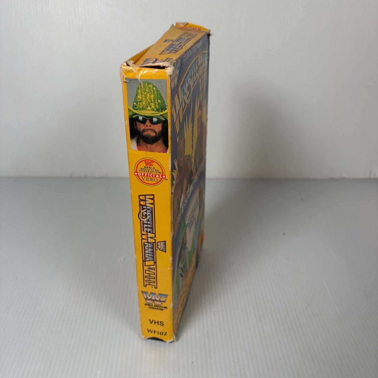 WWF WrestleMania VIII VHS 1992 Wrestling Coliseum Big Box Hulk Hogan Macho Man