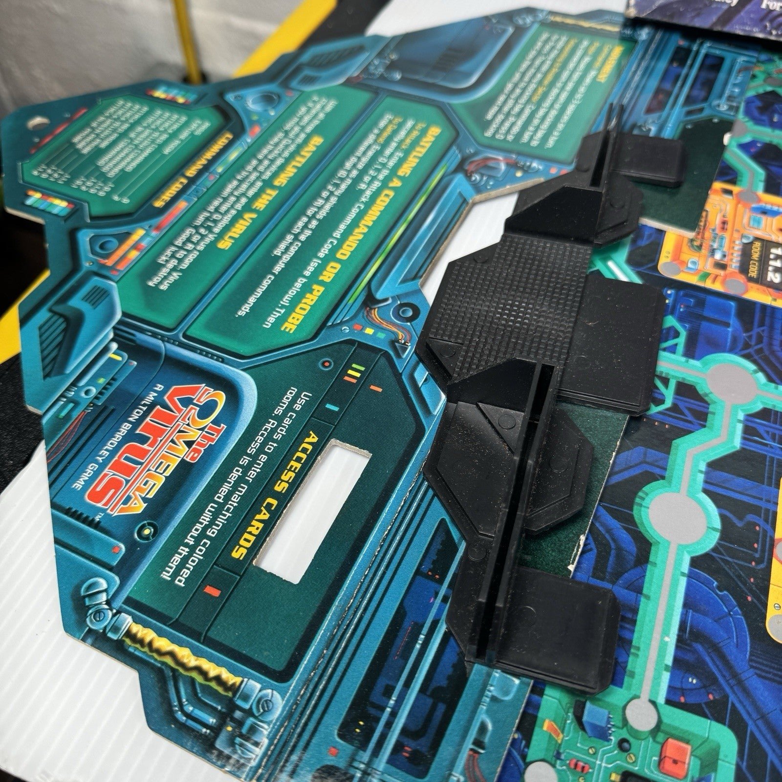 Vintage 1992 Omega Virus Board Game Complete As Is Non-Working Electronics