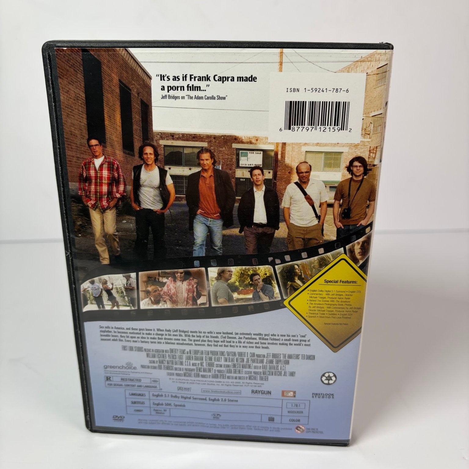 The Amateurs DVD 2005 Jeff Bridges Ted Danson Michael Traeger Comedy