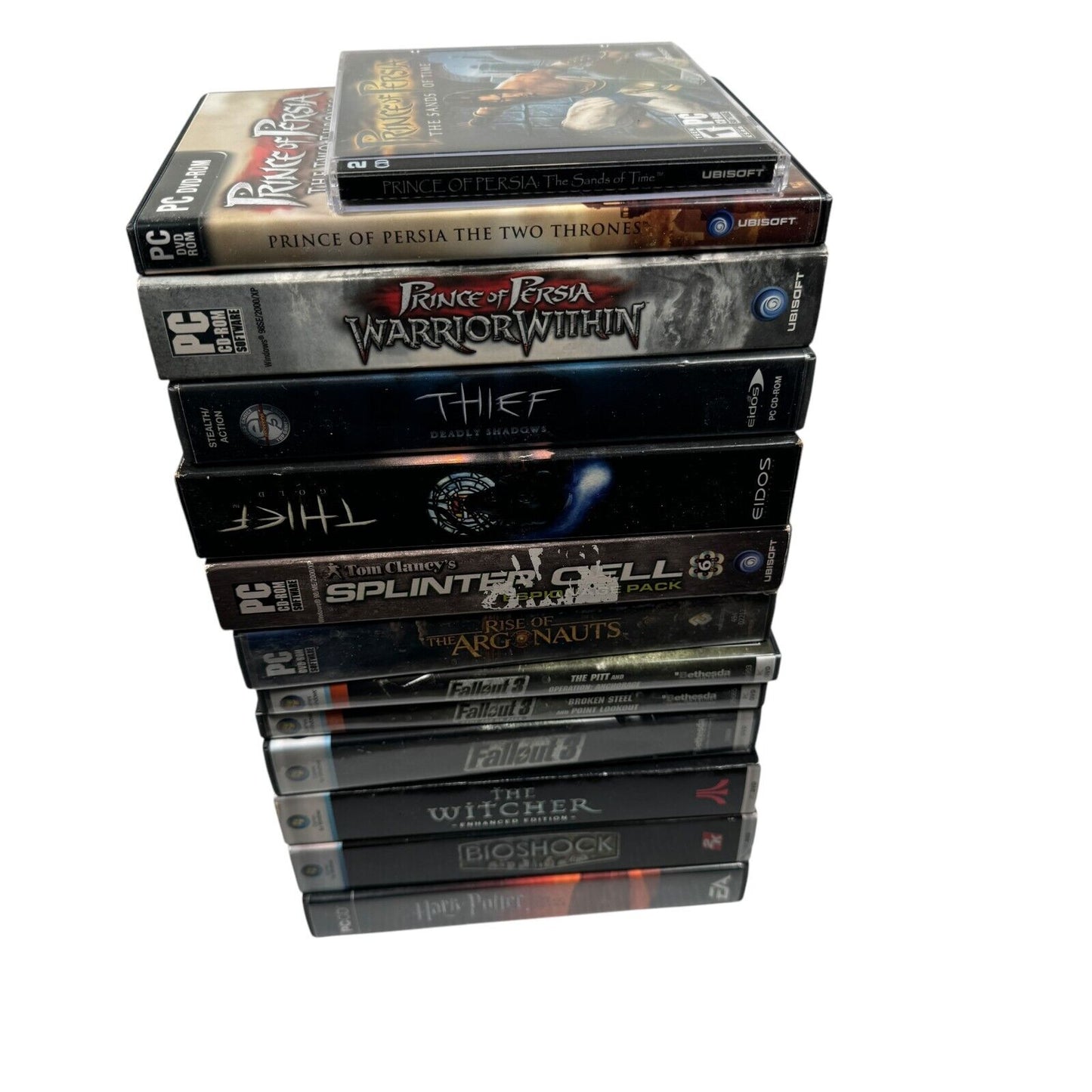 Lot of 13 AAA PC Games Fallout 3 & Game Add-Ons, Prince of Persia Trilogy & More