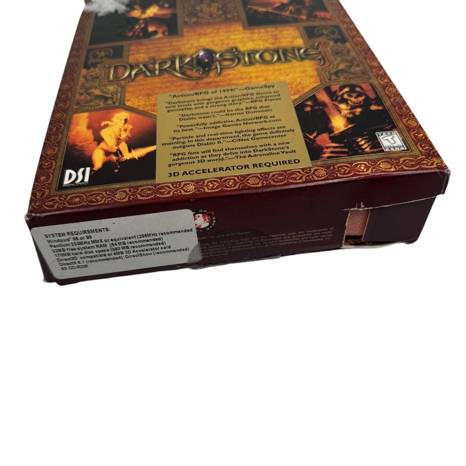 Darkstone Big Box PC Game Complete in Box DSI Fantasy RPG