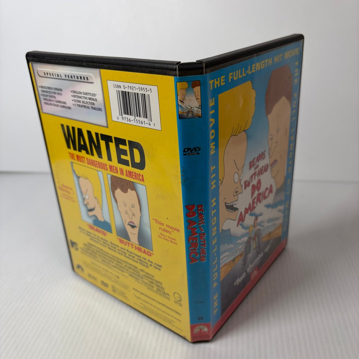 Beavis and Butt-Head Do America DVD 1996 Widescreen Mike Judge Animated