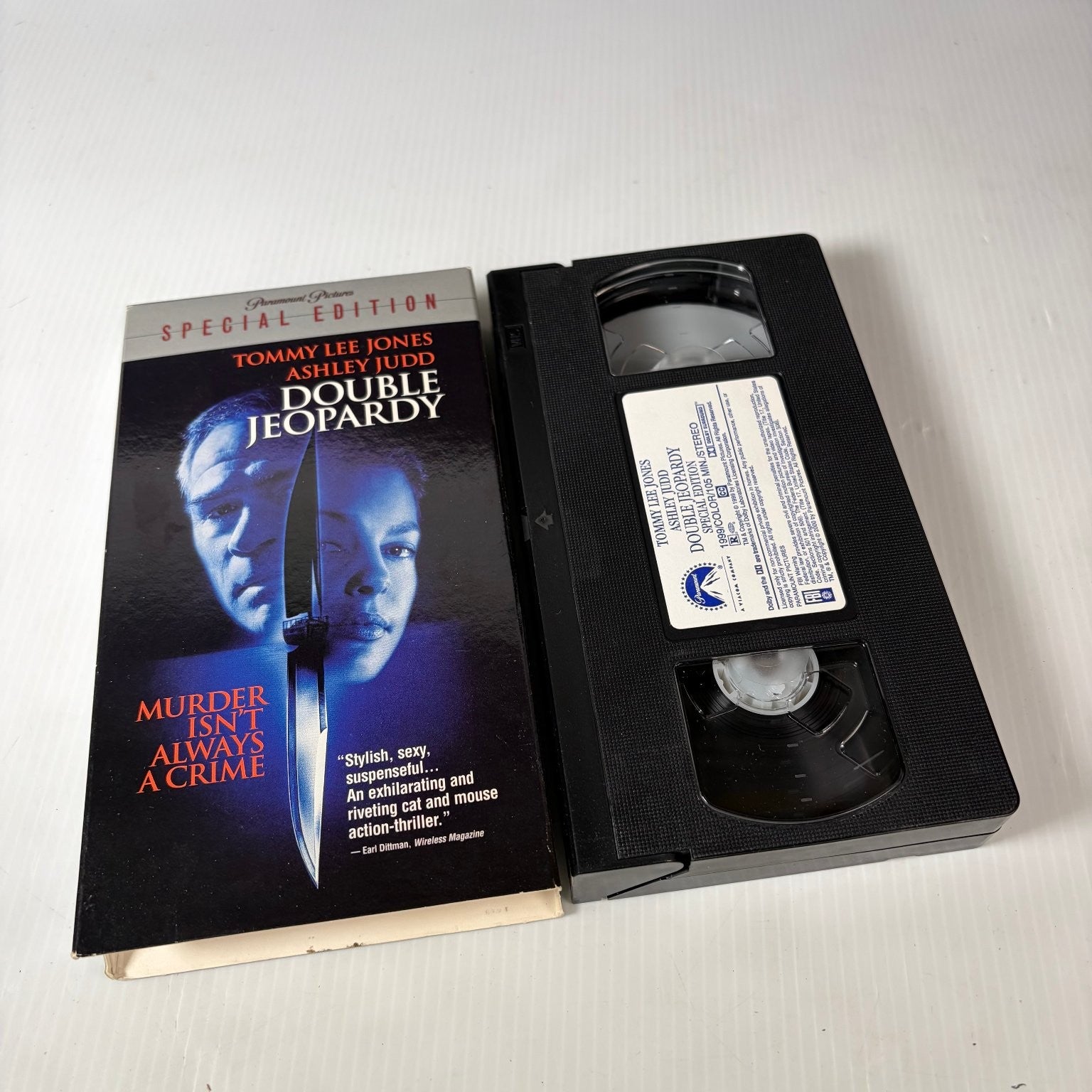Double Jeopardy VHS 1999 Thriller Special Edition Paramount Pictures