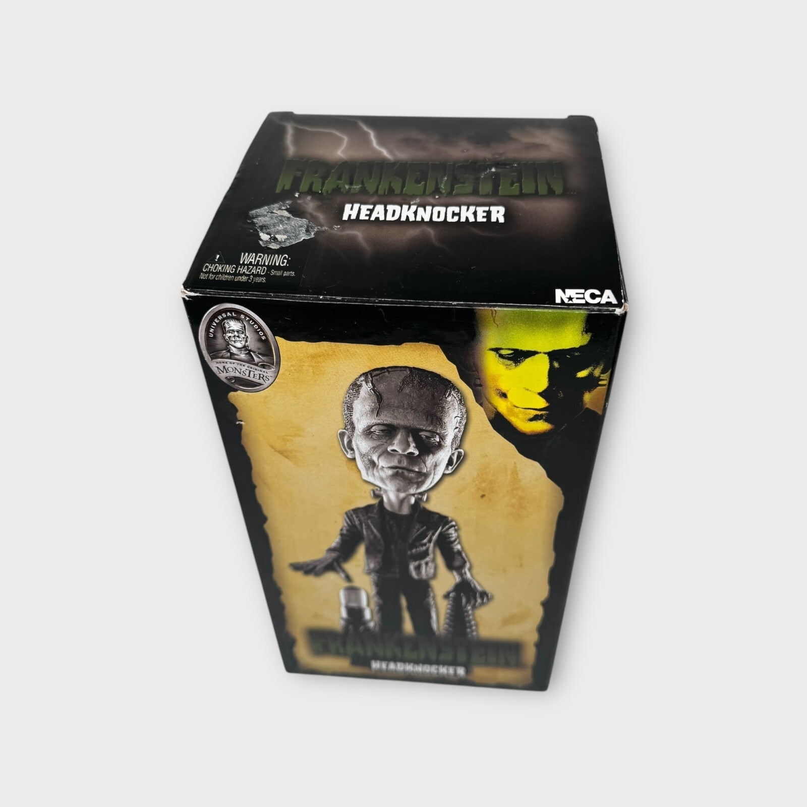 2006 FRANKENSTEIN HEADKNOCKER BOBBLE-HEAD NECA UNIVERSAL MONSTERS Black & White