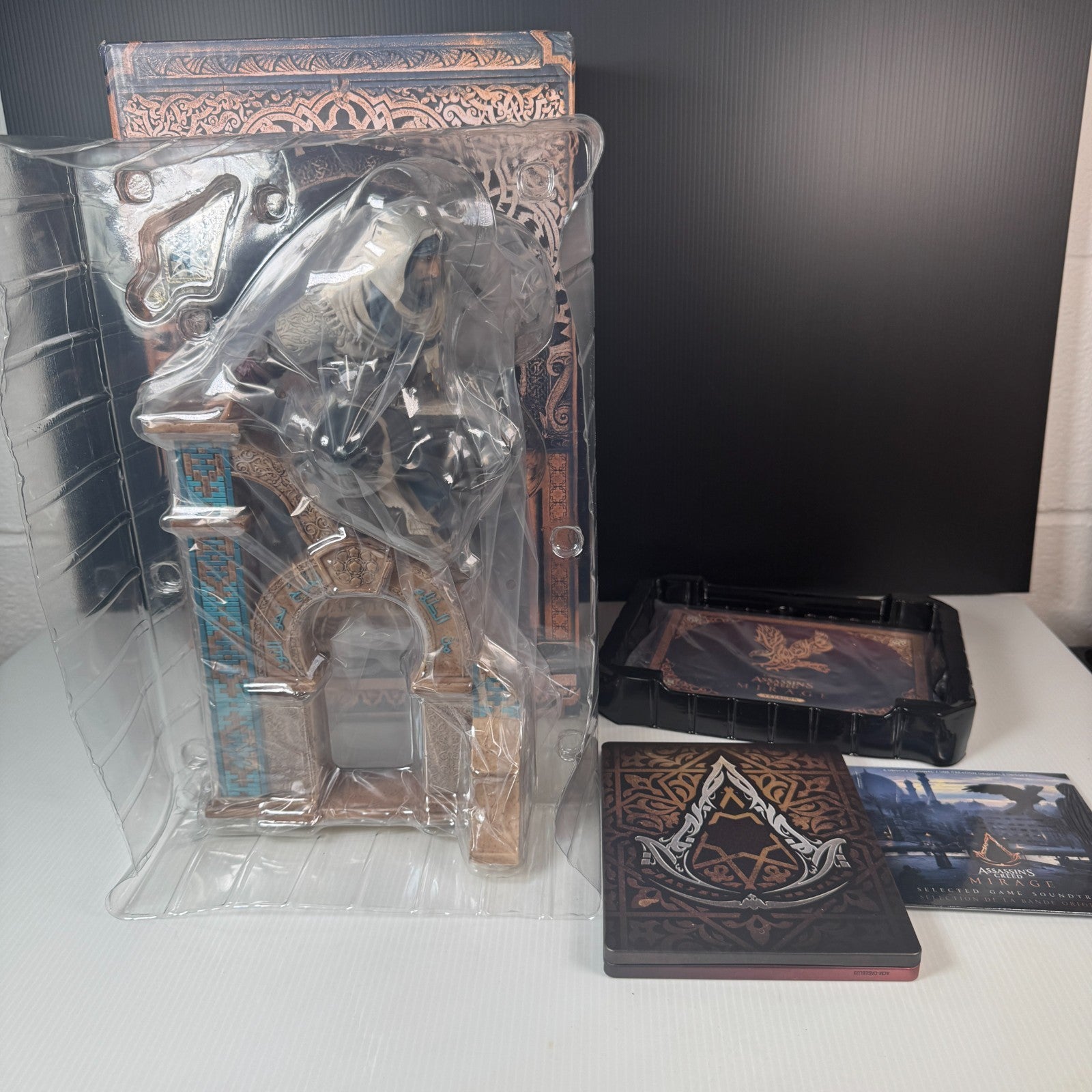Ubisoft Assassin's Creed Mirage Collectors Statue, Steelbook & More (No Game)