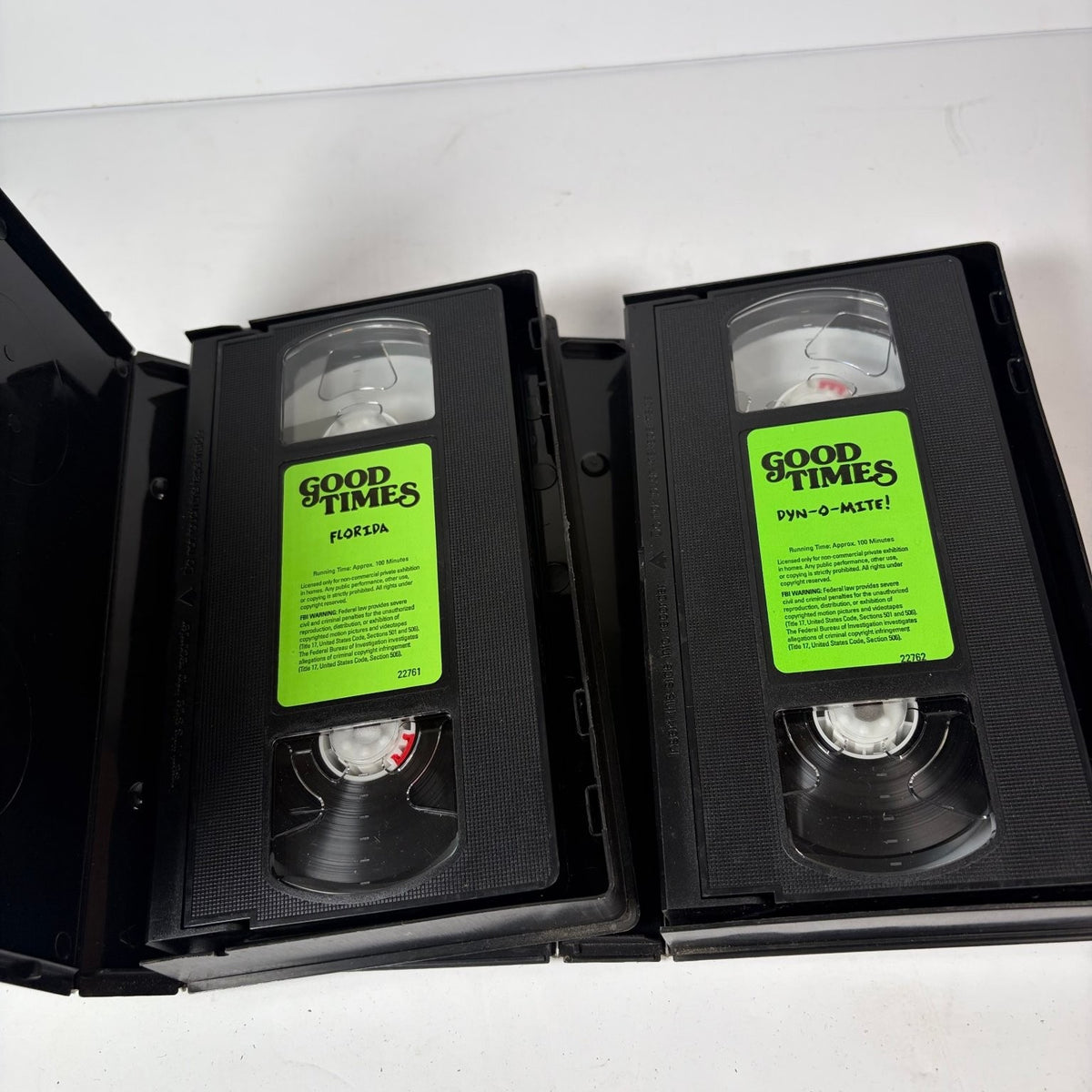Good Times Lot of 2 VHS Collector's Edition Tapes Columbia TriStar Re-TV