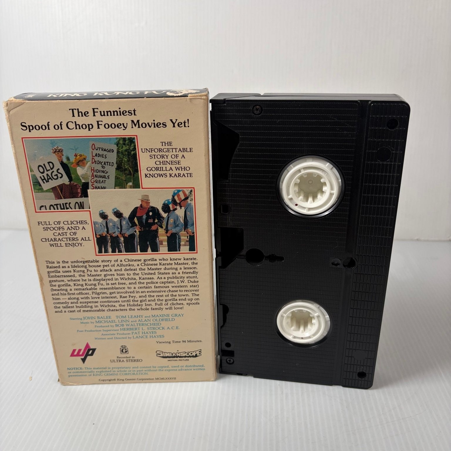 King Kung Fu VHS 1985 Comedy Martial Arts Cult Monster Movie Spoof King Gemini