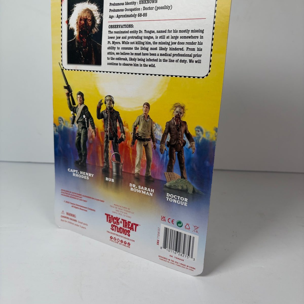 Day of the Dead Dr. Tongue 5 Inch Action Figure w/ Gator Trick or Treat Studios