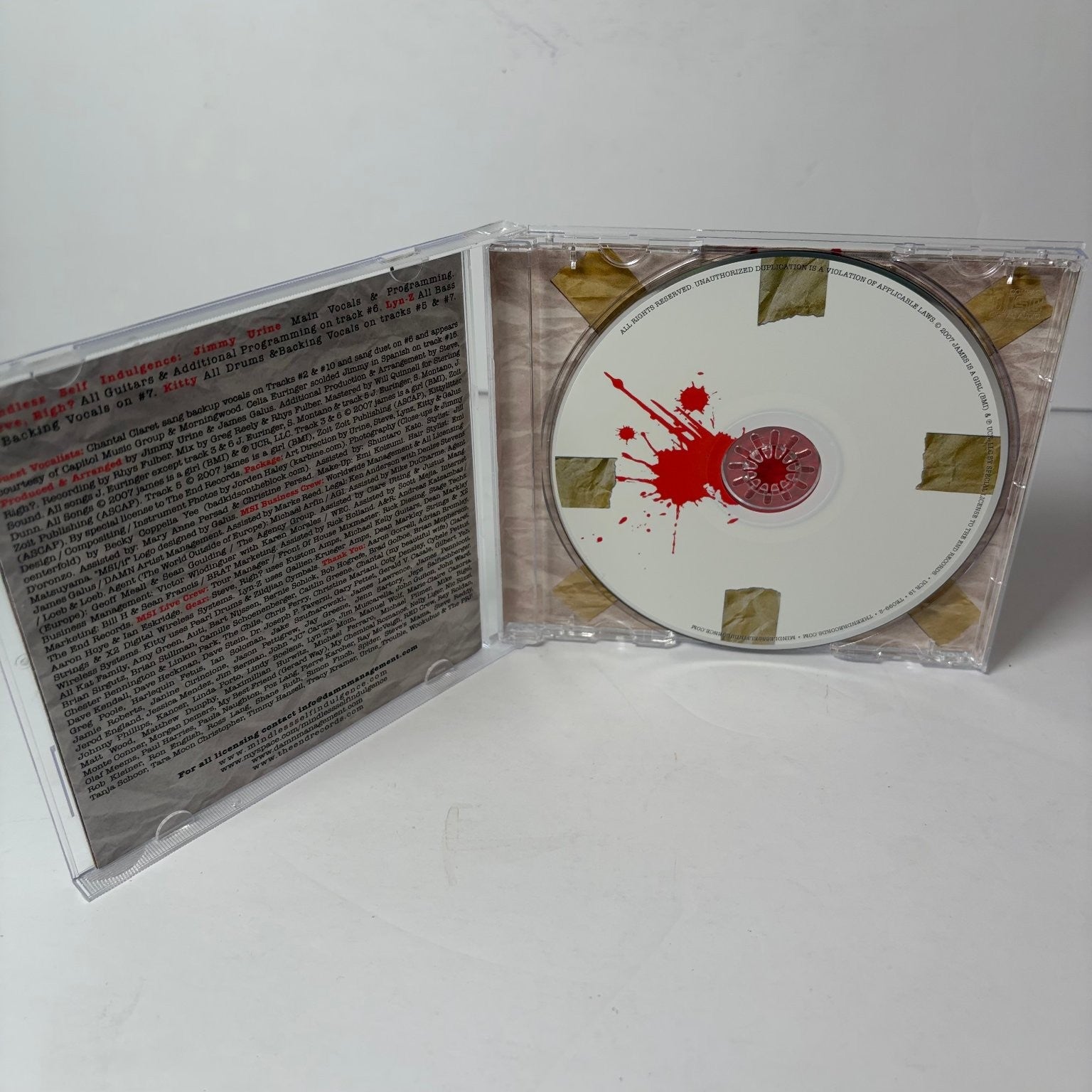 Mindless Self Indulgence – If CD 2008 Industrial Electro Punk JAPAM Records