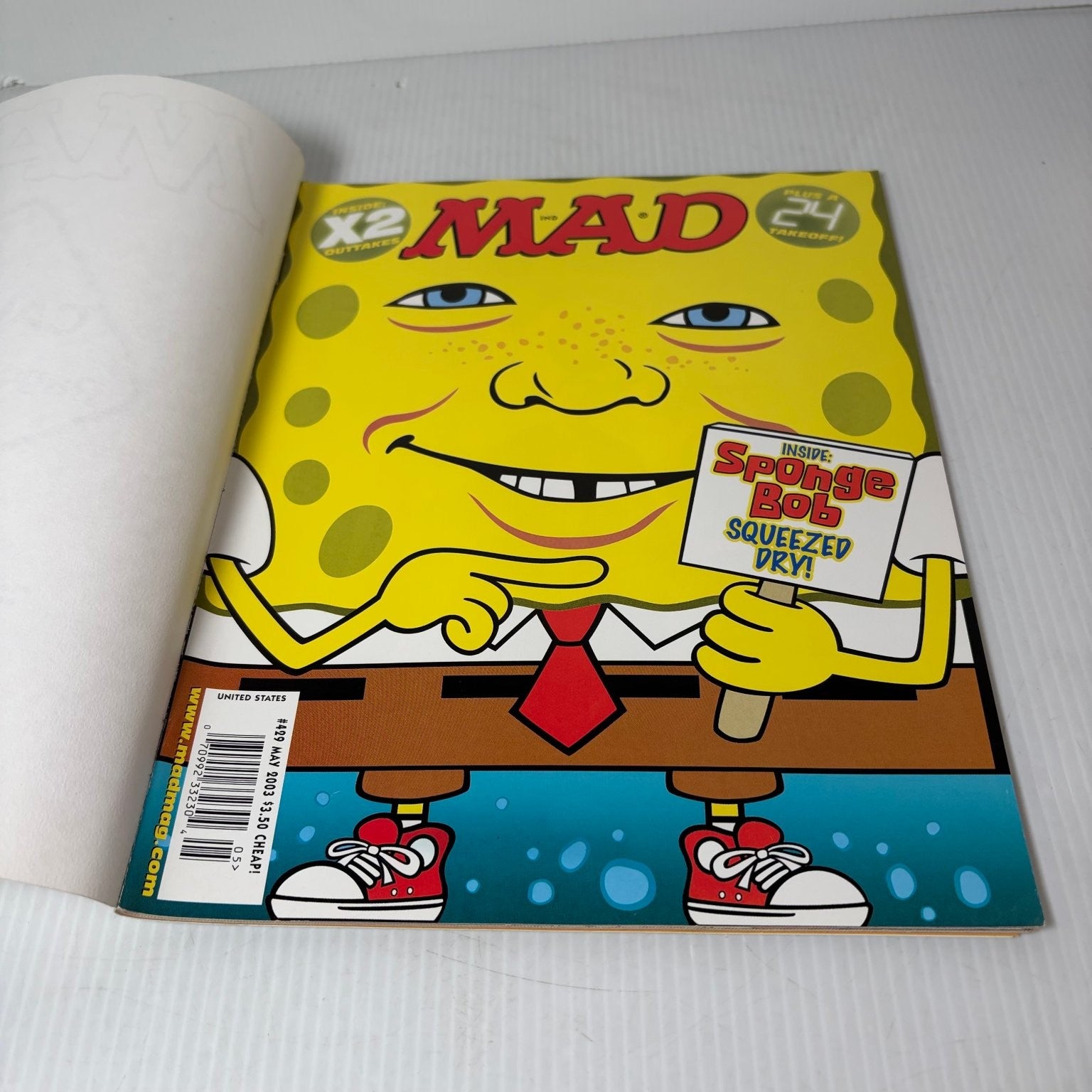 MAD Magazine May 2003 Spongebob Squarepants Humor Satire Cartoon