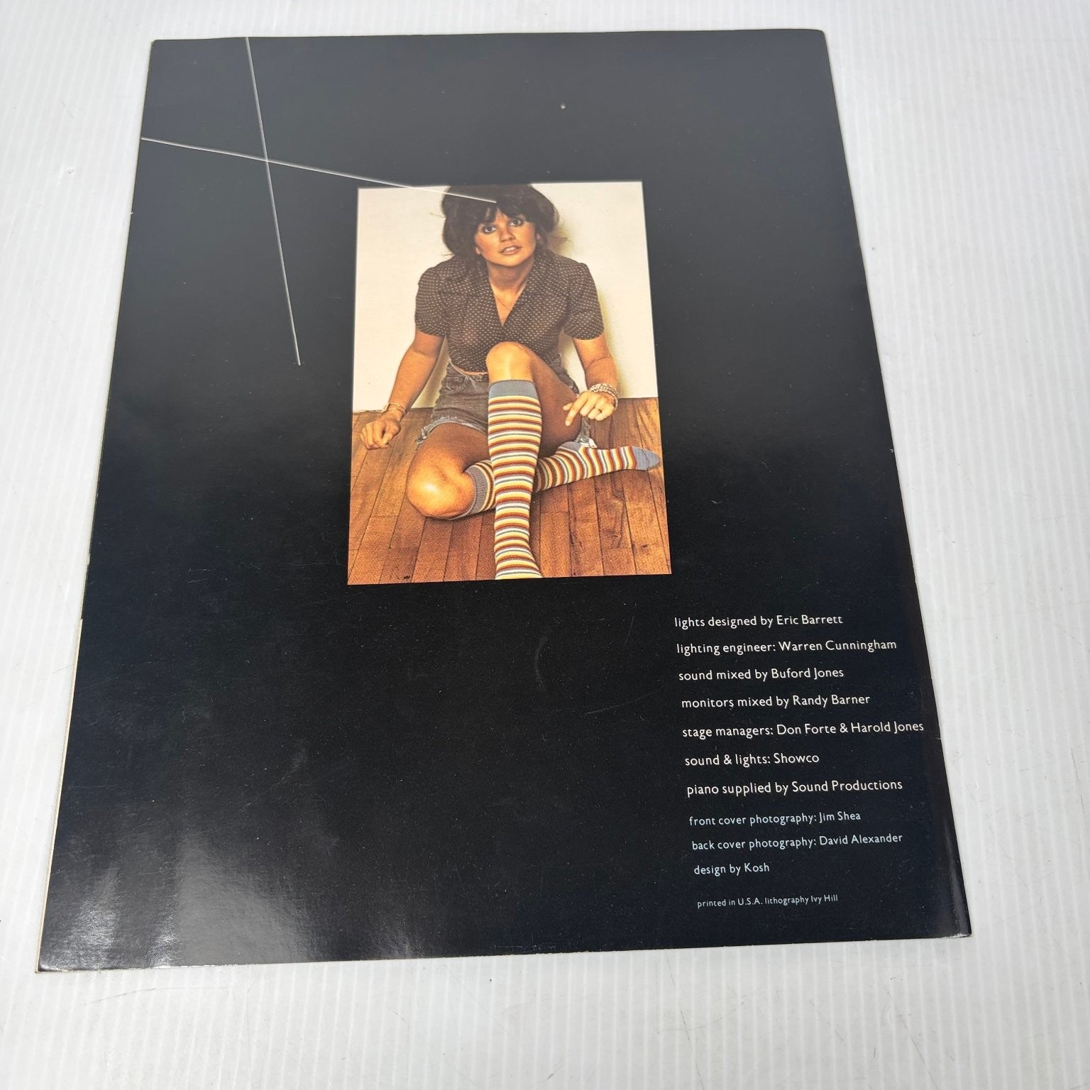 Linda Ronstadt Tour Program 1977 Summer Concert Music History Photos